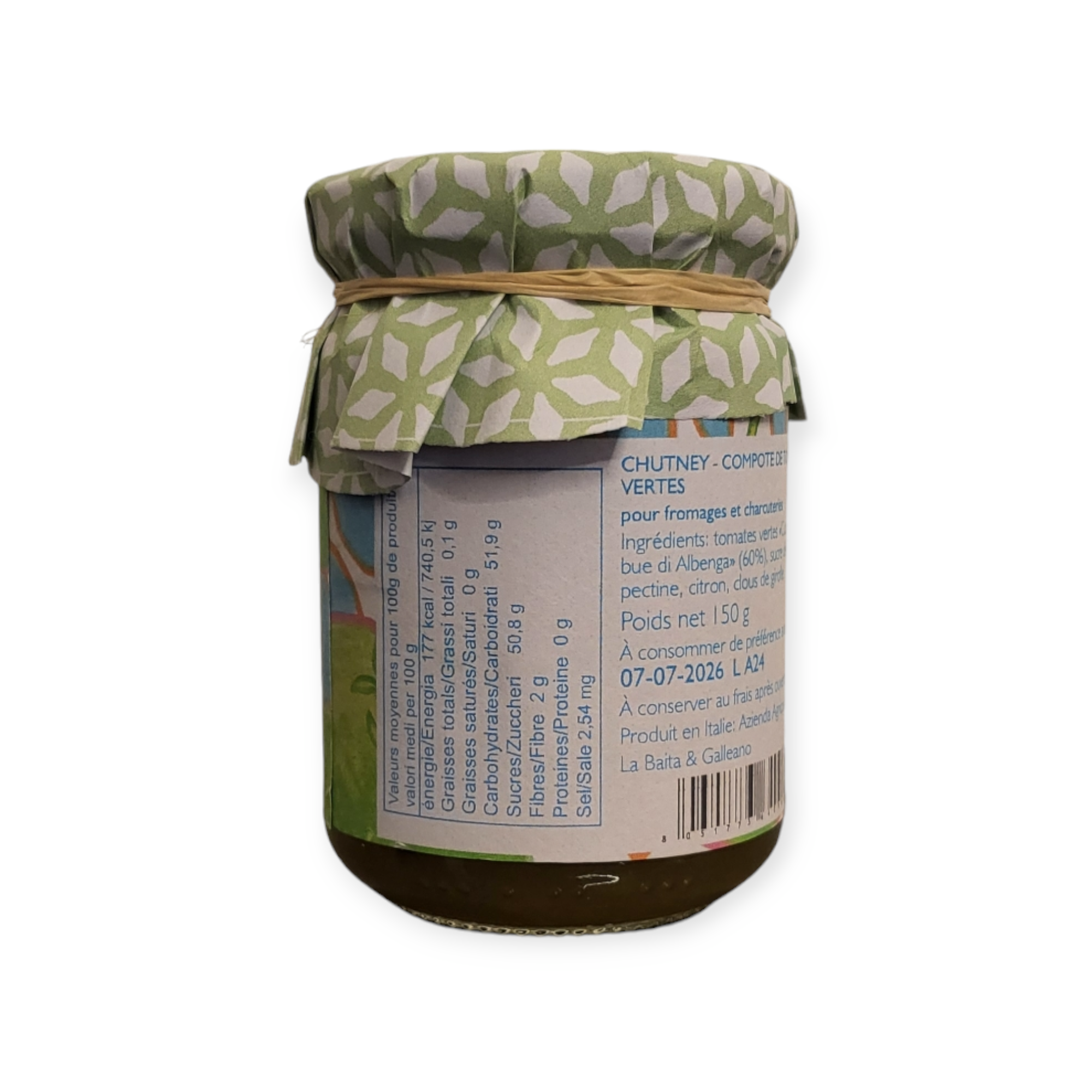 Composta Pomodori Verdi - La Baita Galleano