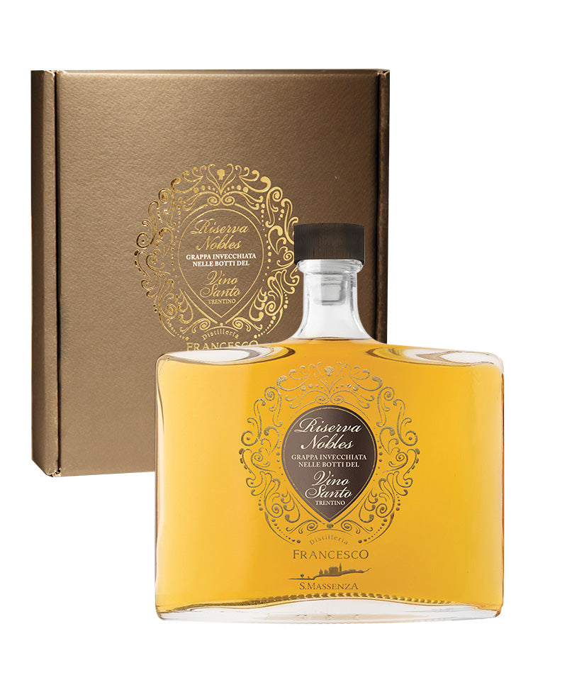 Grappa Di Vinacce Di Vino Santo Riservanobles Botti Vino Santo - Distilleria Francesco