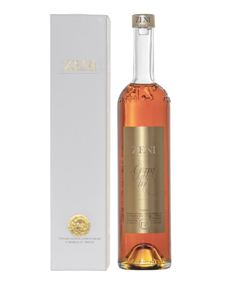 Grappa Grado Pieno Teroldego Pini 15 Anni Astucciata - Distilleria Zeni