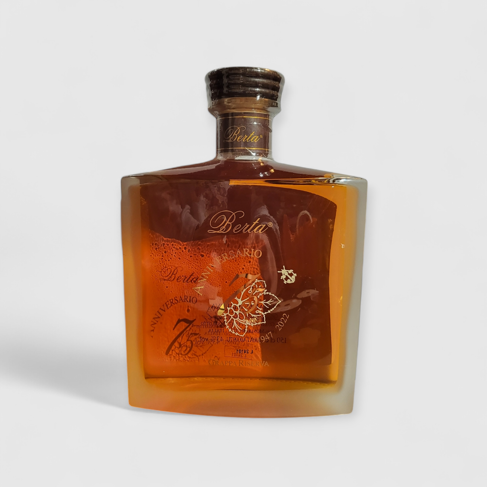 Grappa Riserva Del Fondatore - Anniversario 75 anni Berta