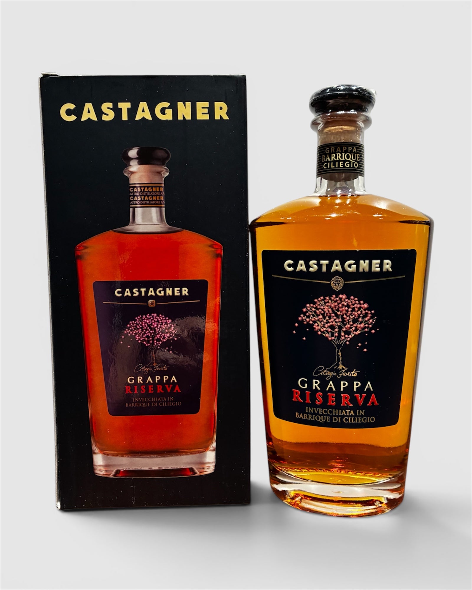 Grappa riserva invecchiata in barrique di ciliegio - Castagner
