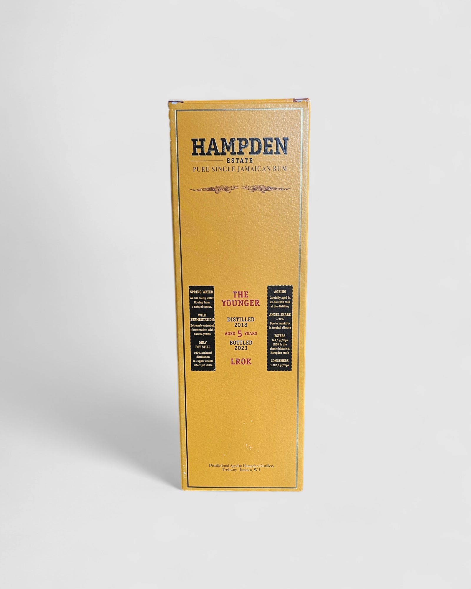 Hampden Estate - The Younger LROK 2018, 5 Yo - Pure Single Jamaican Rum
