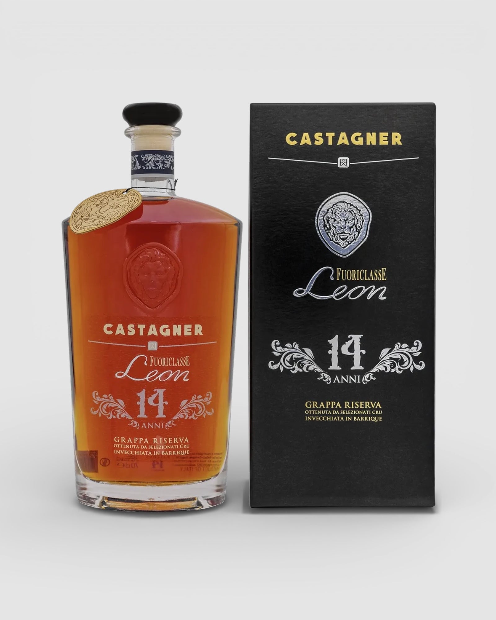 Fuoriclasse Leon Riserva 14 anni – Grappa Barricata Castagner