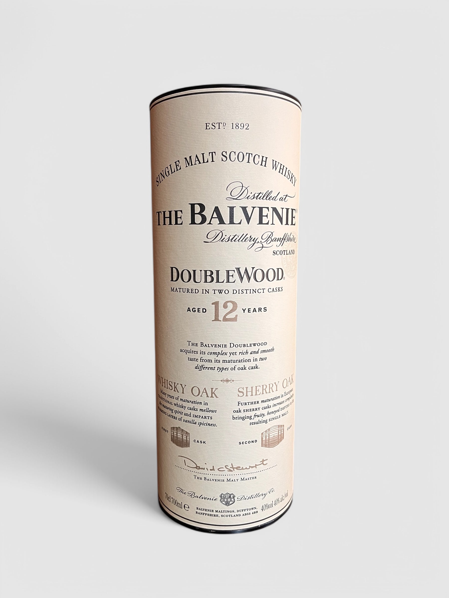 The Balvenie 12 YO DoubleWood Single Malt Whisky