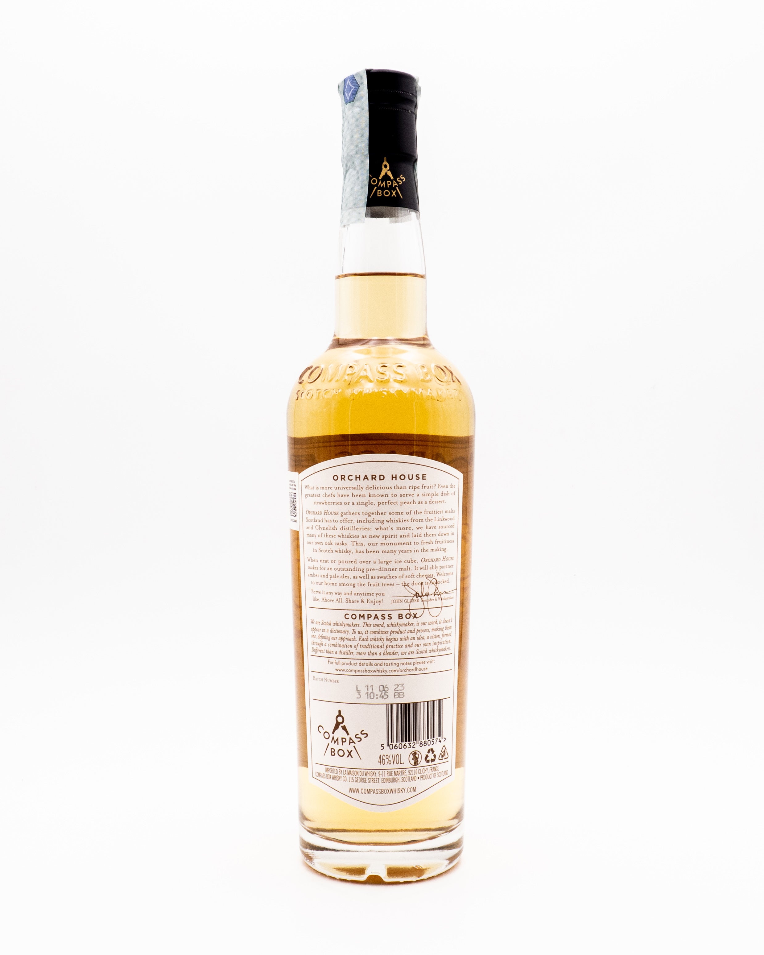 Scotch Whisky Orchard House - Compass Box