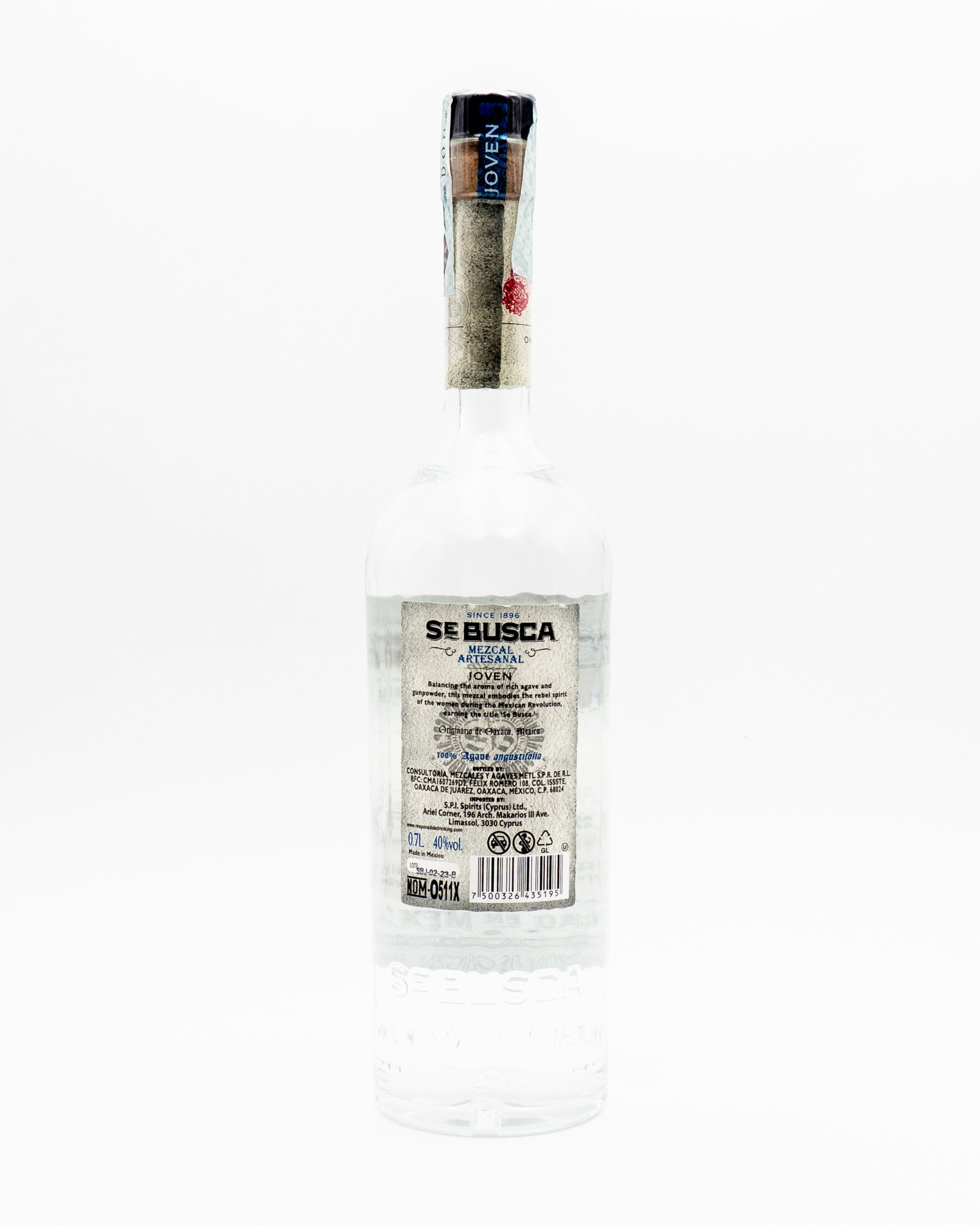 Se Busca Mezcal Artesanal Joven 100% Agave Angustifolia - Se Busca