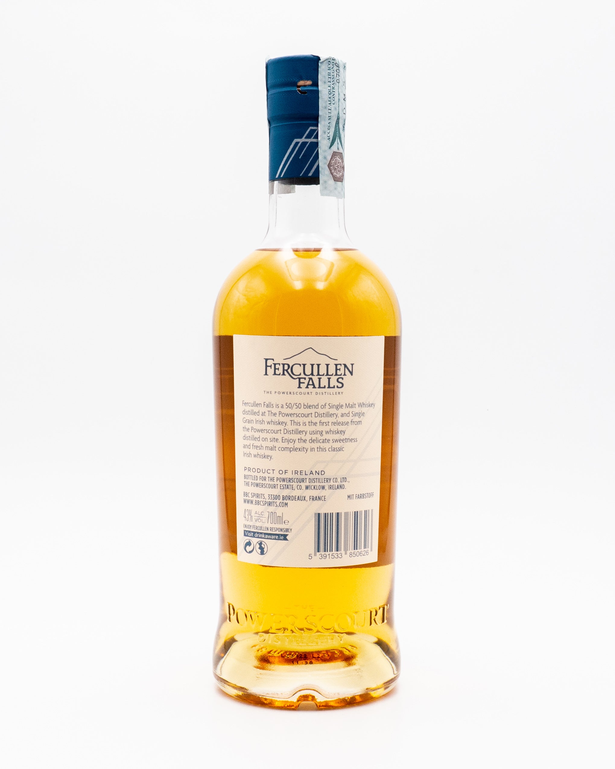 Fercullen Falls Irish Whiskey - Powerscourt Distillery