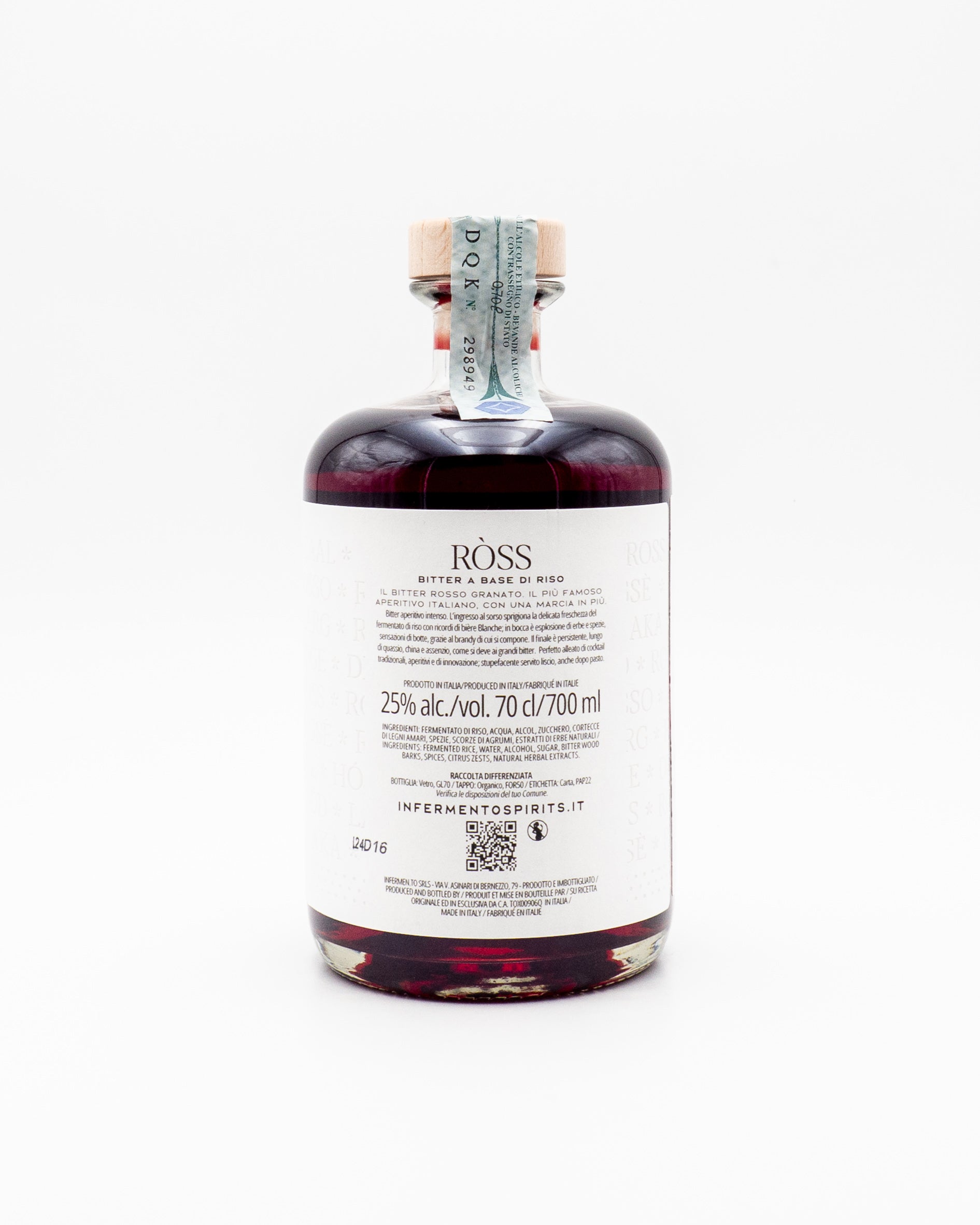 Ròss Bitter a base di riso - Infermen.to