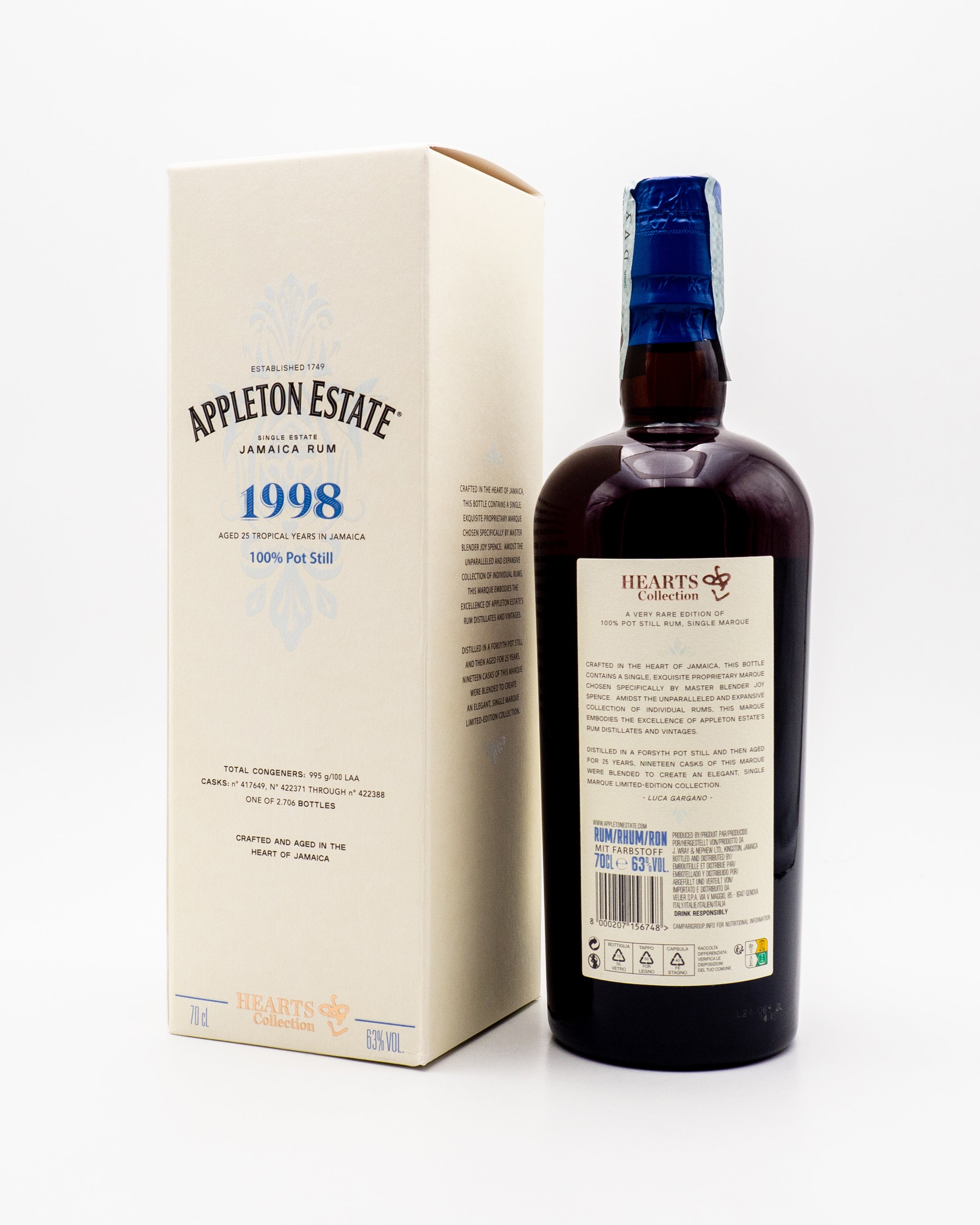 Appleton Estate 1998 Hearts Collection - Appleton Estate