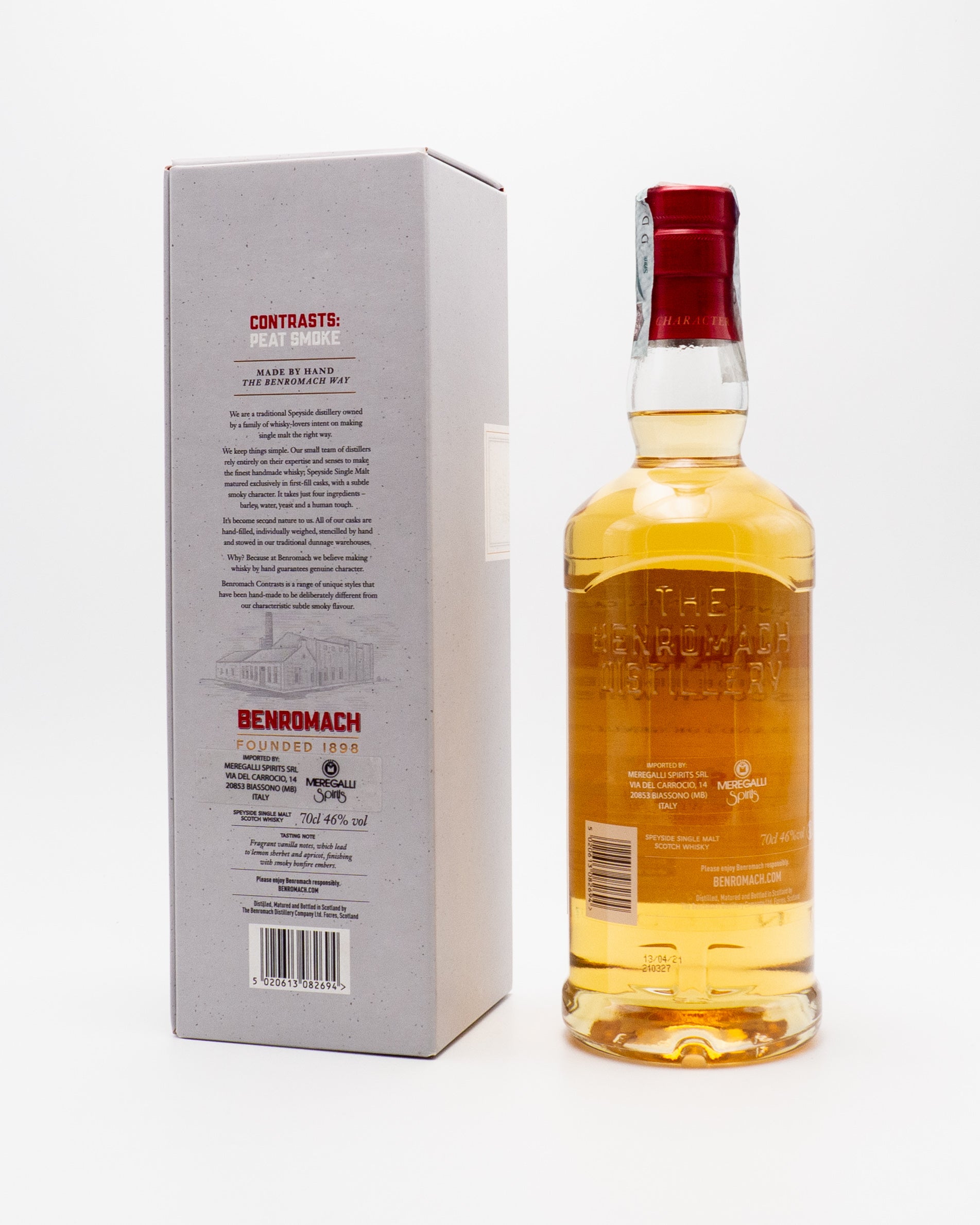 Peat Smoke Speyside Single Malt Scotch Whisky - Benromach