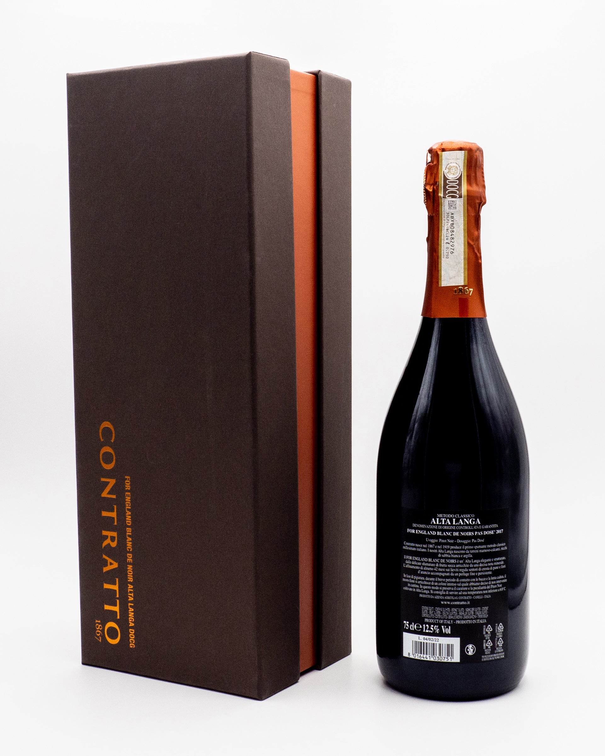 Alta Langa DOCG Pas Dosè 2017 Blanc de Noirs - Contratto