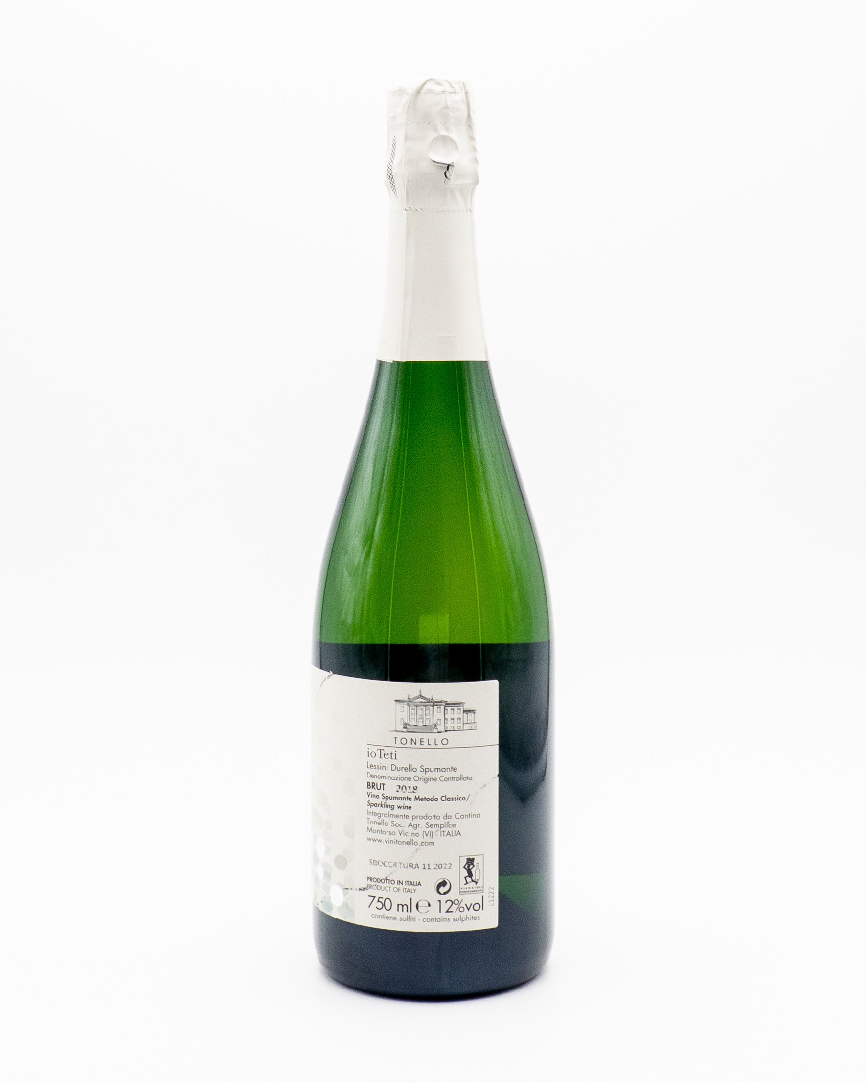 io Teti Lessini Durello Metodo Classico Brut - Cantina Tonello