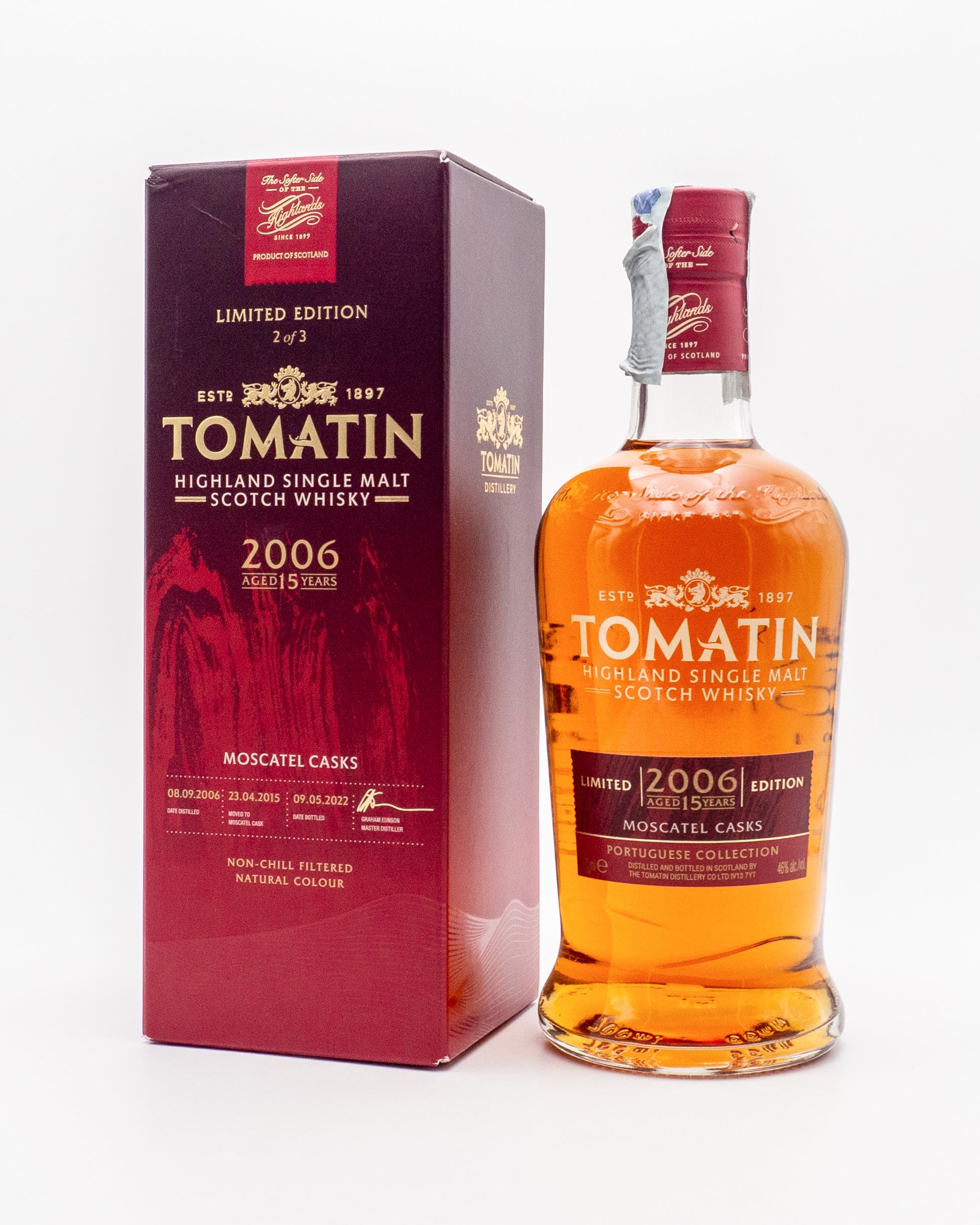 Tomatin 2006 15yo Portuguese Collection Moscatel Casks