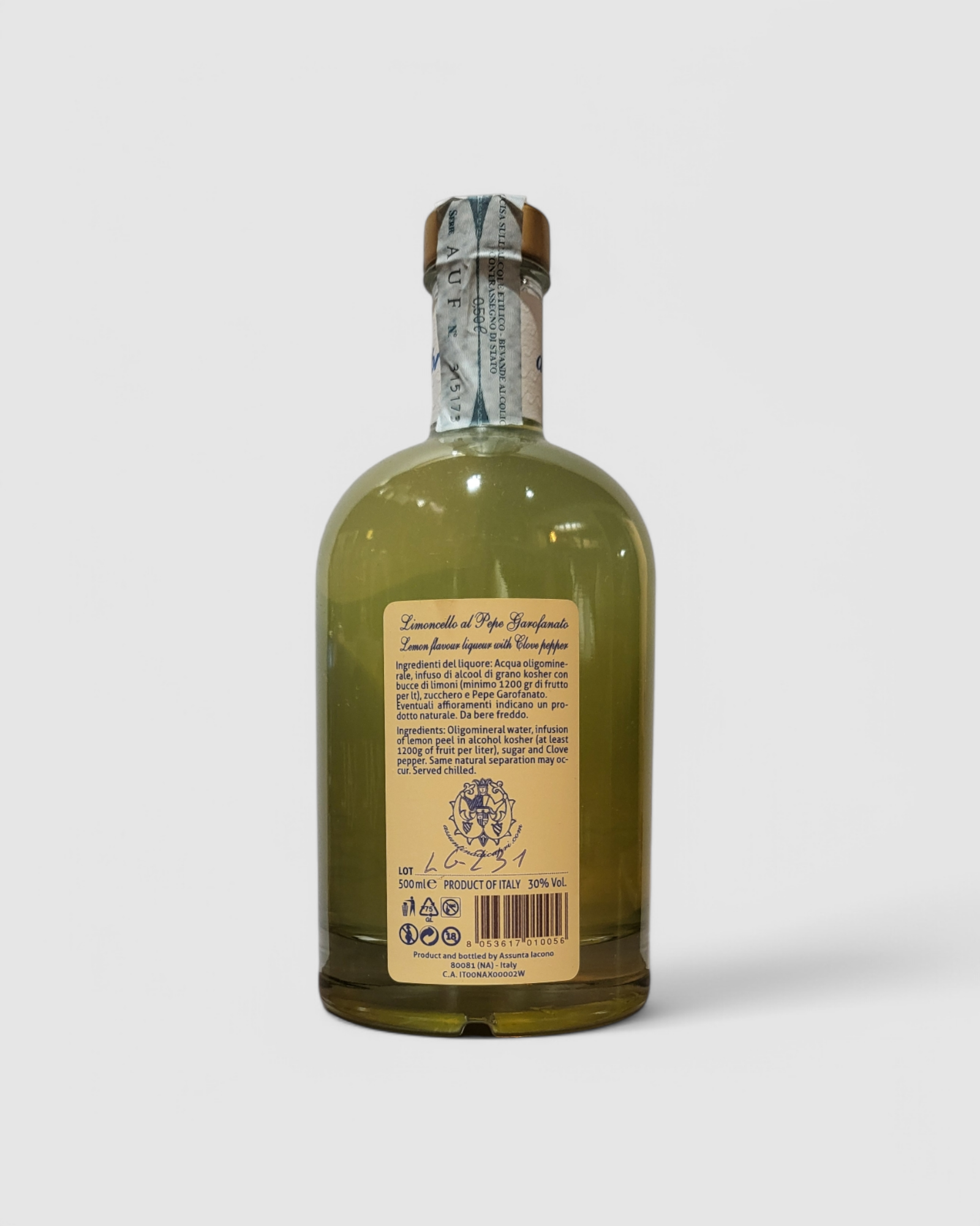 Limoncello al Pepe Garofanato - Assuntina di Capri