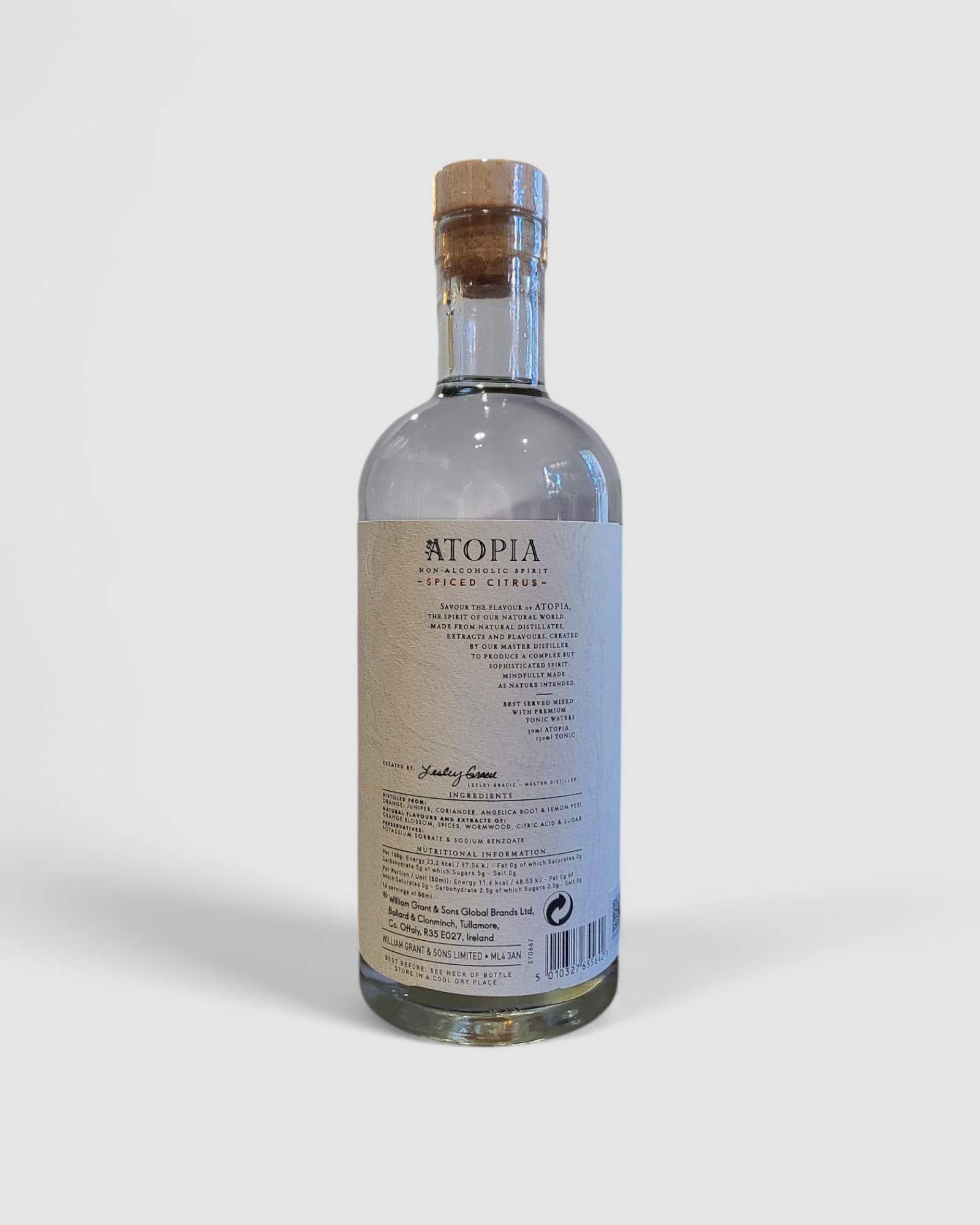 Atopia Spiced Citrus Low Alcohol Spirits - William Grant & Sons