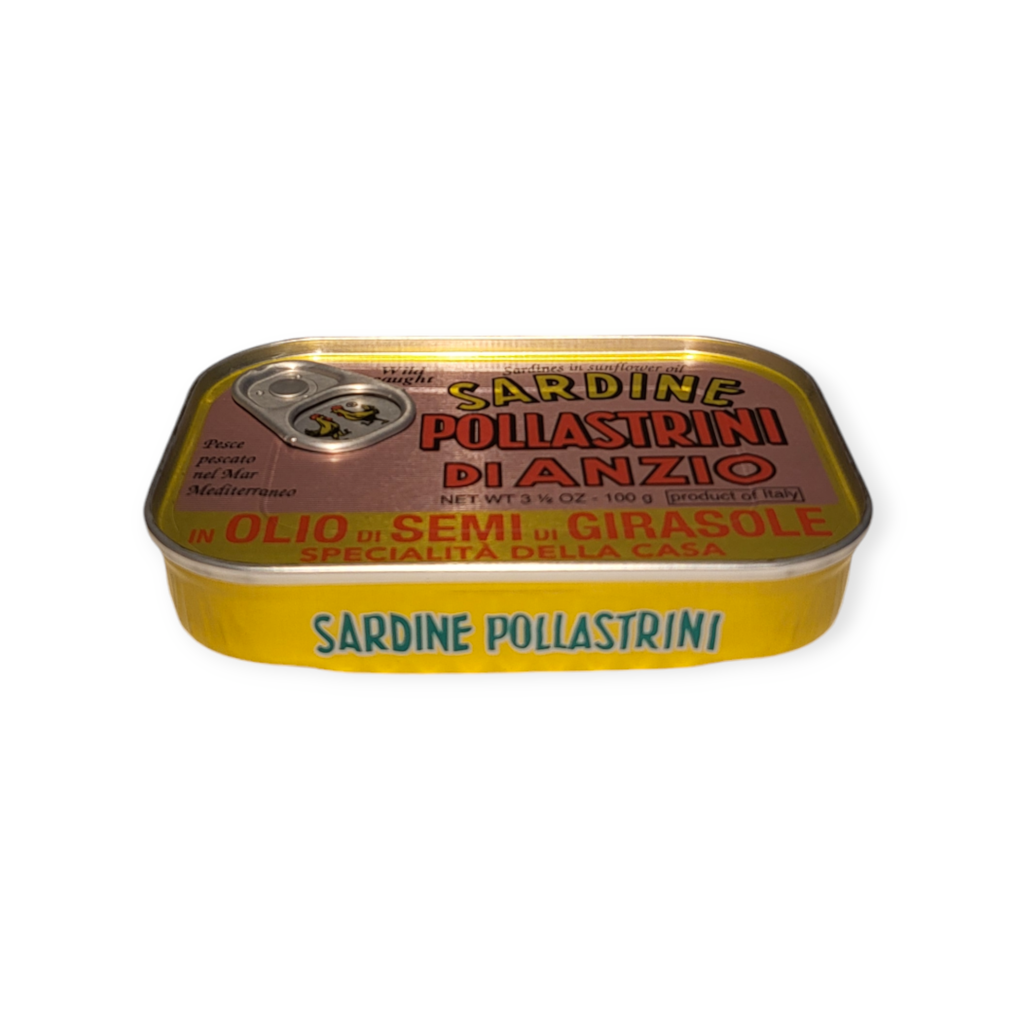 Sardine Pollastrini di Anzio in olio di semi di girasole