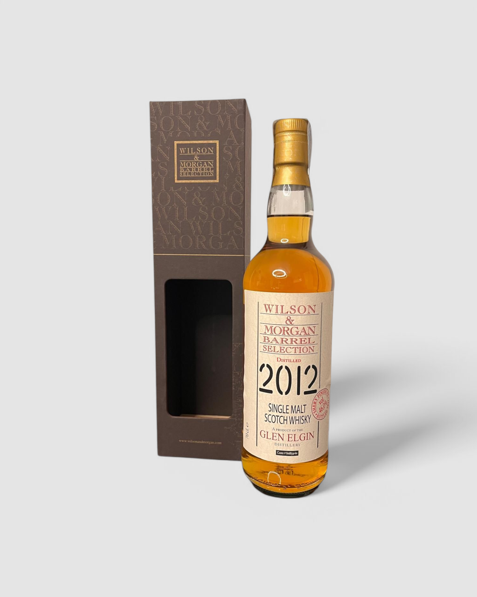 Single Malt Scotch Whisky Glen Elgin Distilled 2012 - Wilson & Morgan