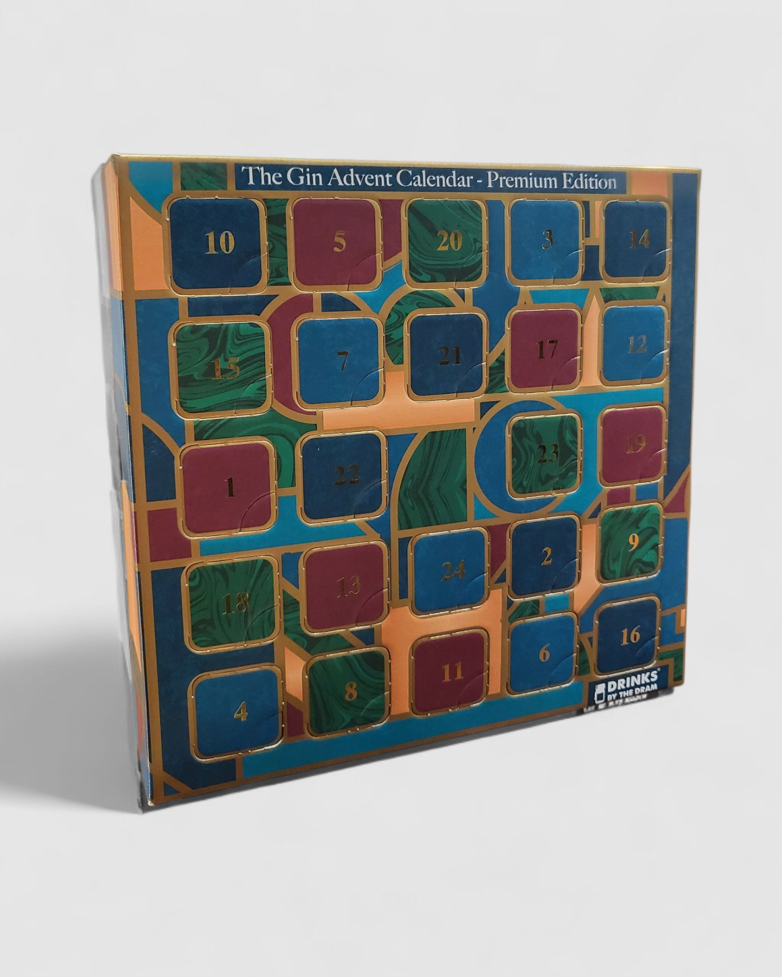 The Gin Advent Premium Edition Art Deco Advent Calendar Drinks by the Dram 24 gin