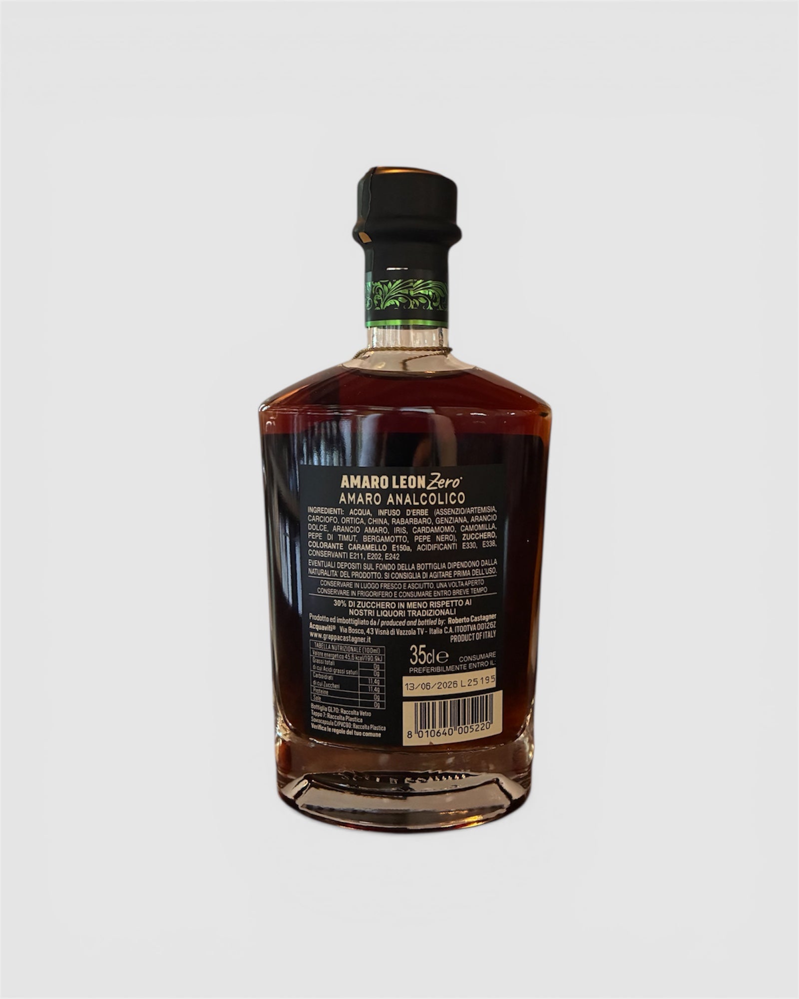 Amaro Leon Zero Amaro analcolico - Castagner