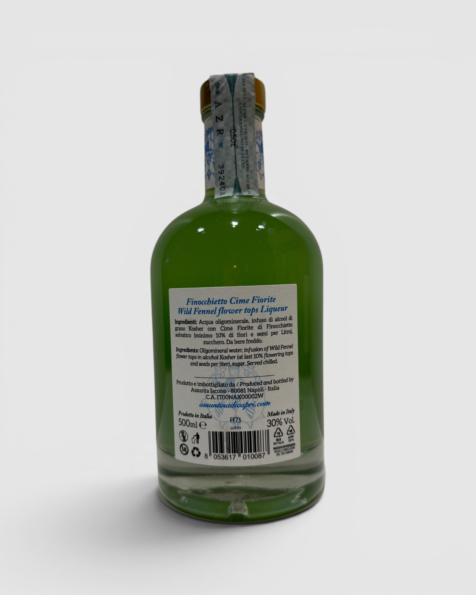 Liquore di Finocchietto Cime Fiorite - Assuntina di Capri
