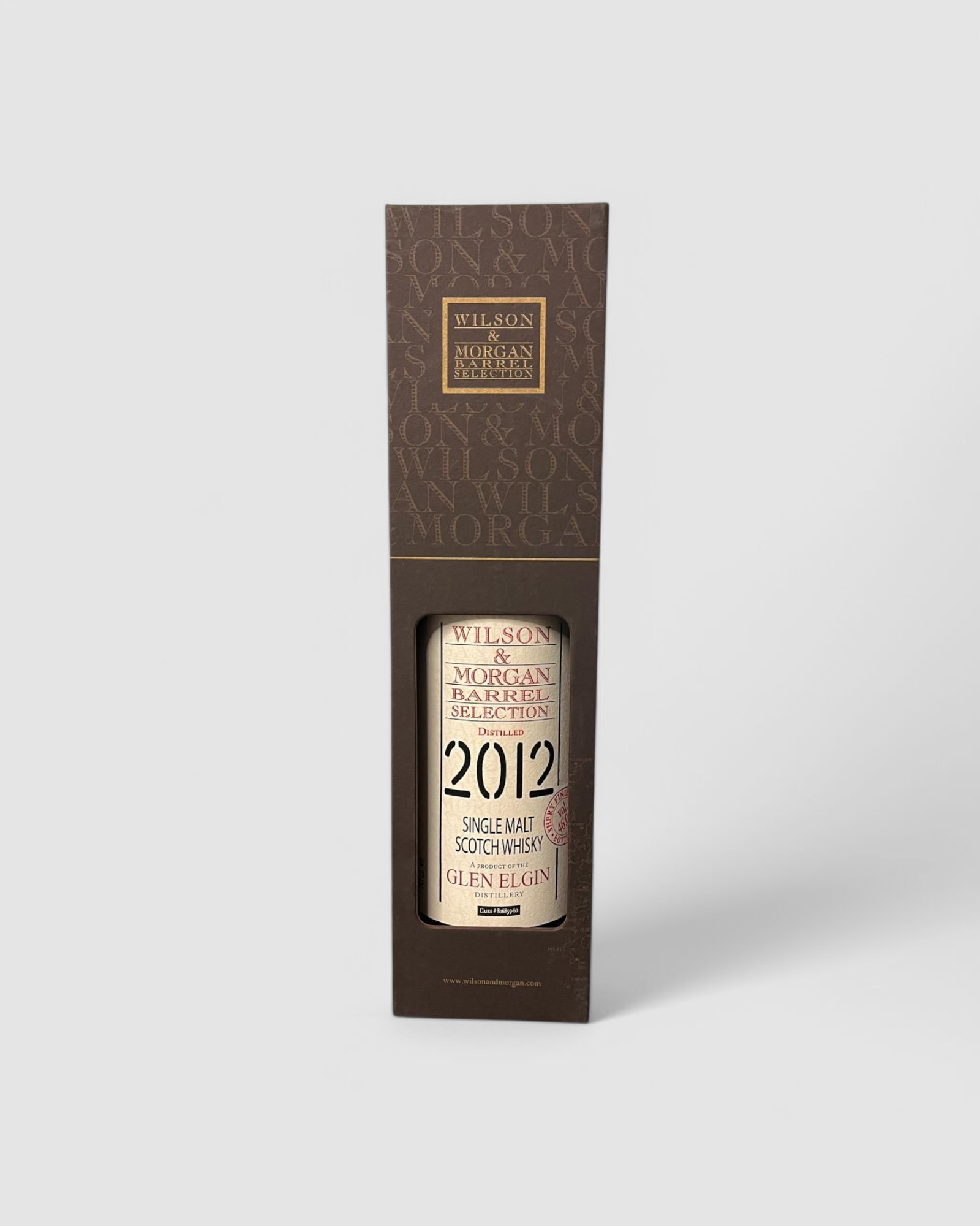 Single Malt Scotch Whisky Glen Elgin Distilled 2012 - Wilson & Morgan