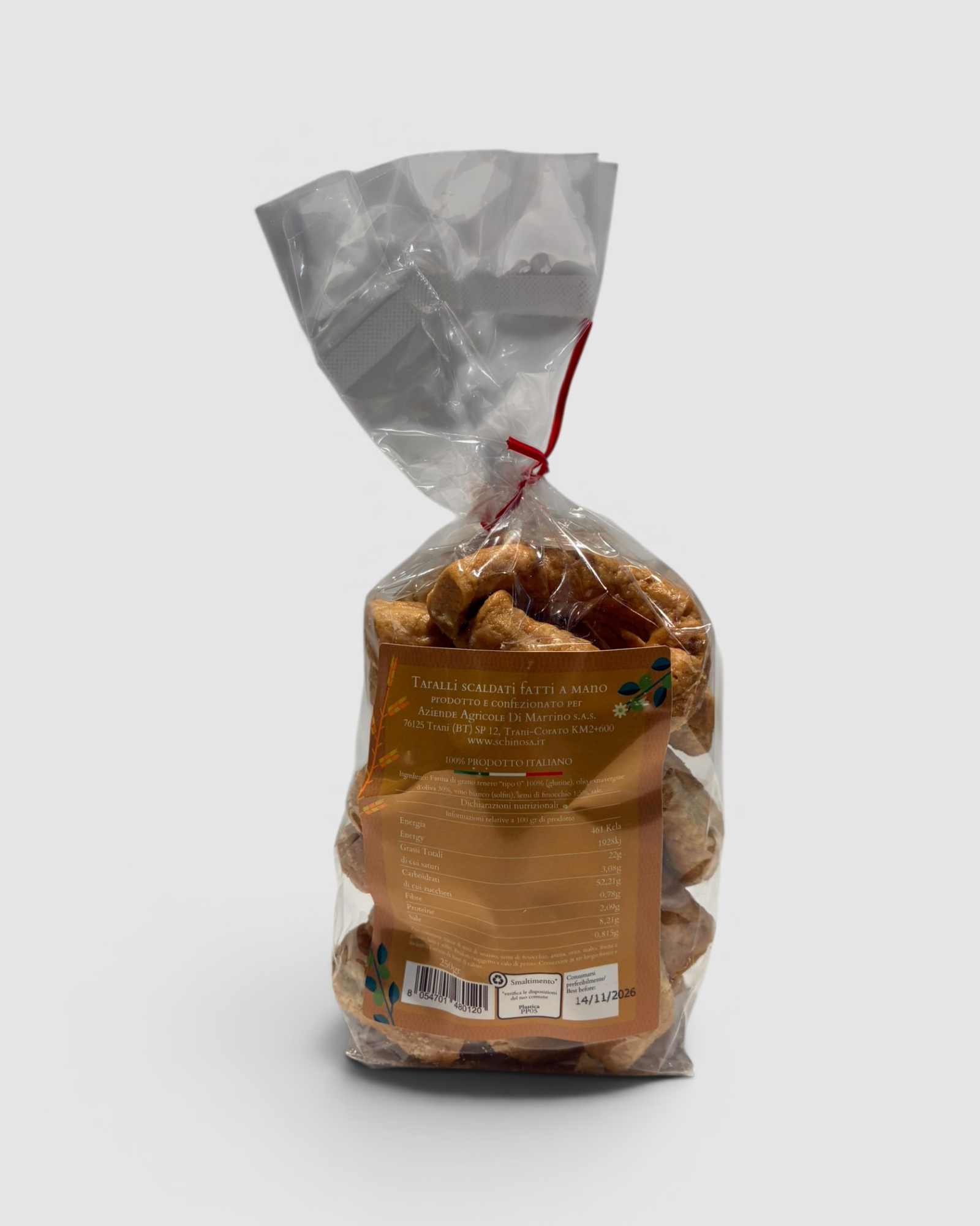 Taralli Scaldati Fatti a Mano – Frantoio Schinosa
