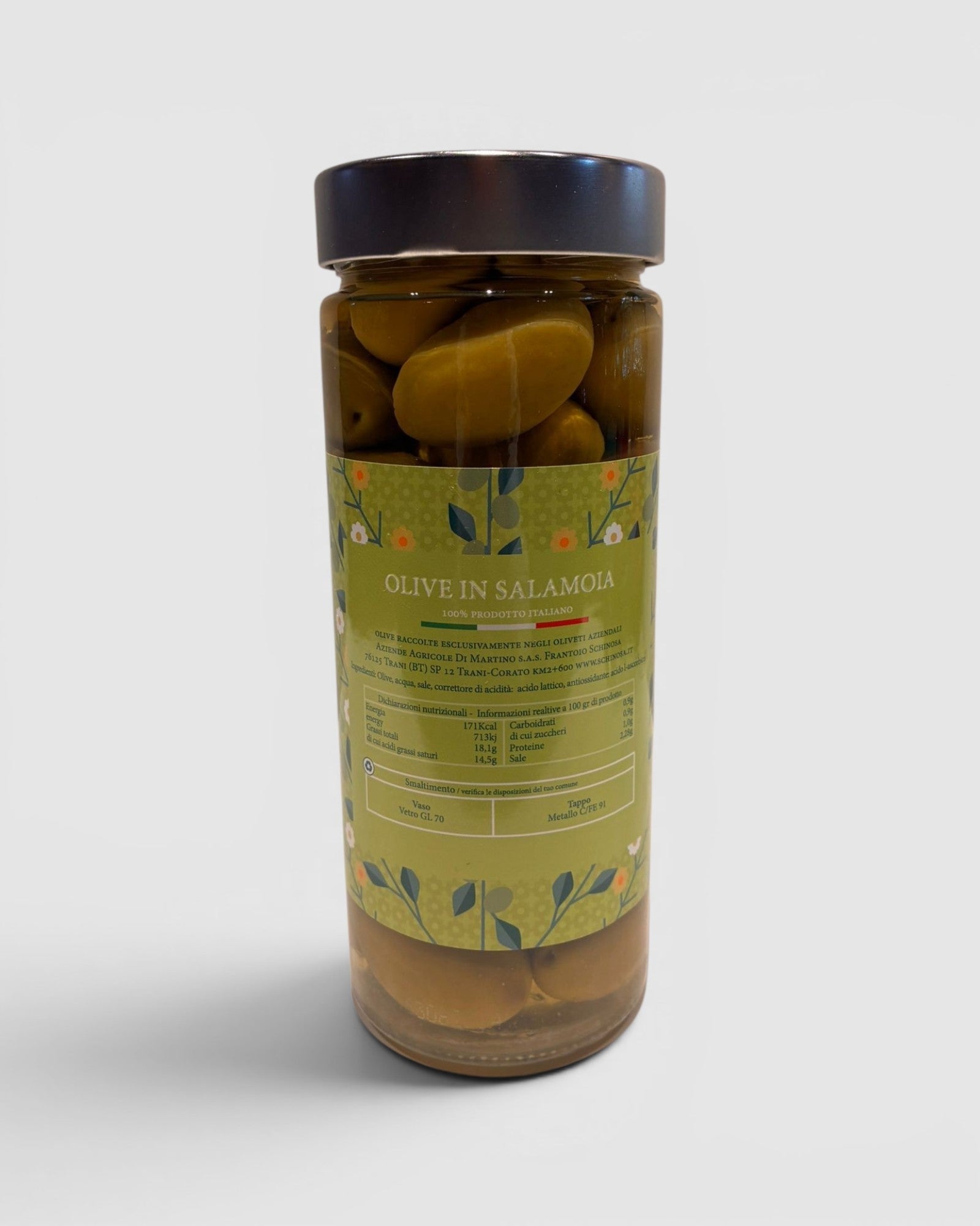 Olive in Salamoia – Frantoio Schinosa, Azienda Agricola Di Martino