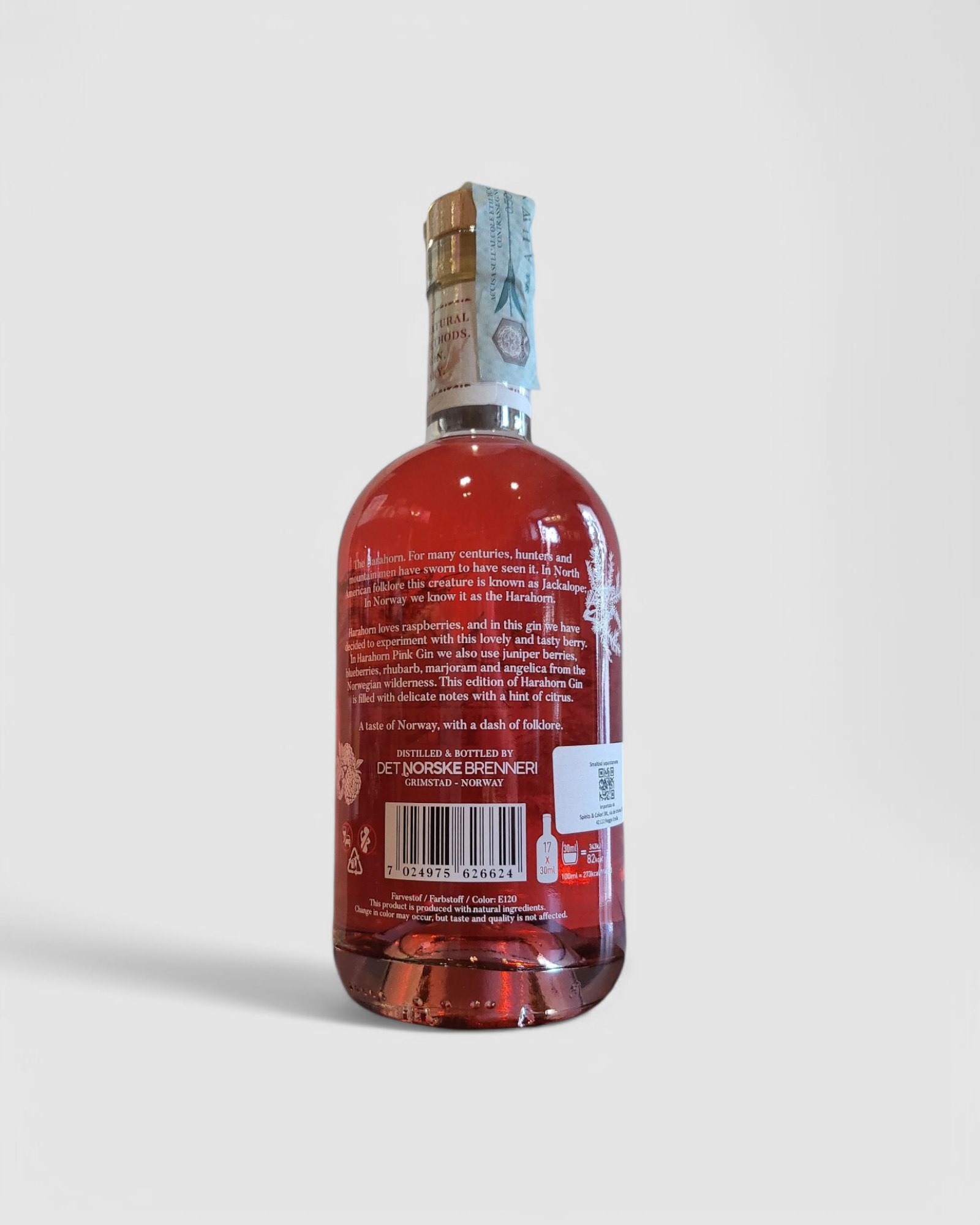 Harahorn Norwegian Small Batch Pink Gin - Harahorn Gin
