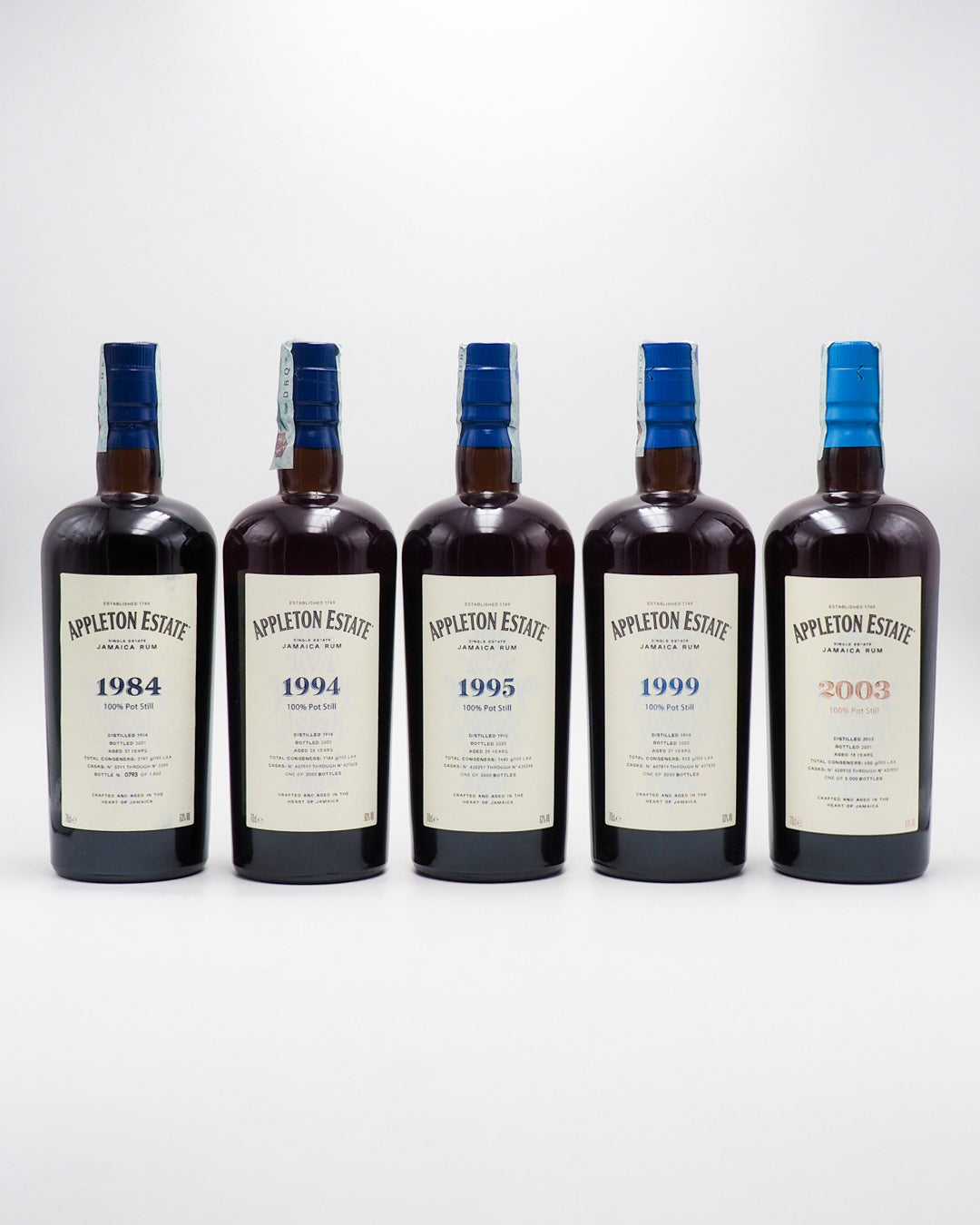 Appleton Estate Hearts Set 5 bottiglie con scatola (with BOX)