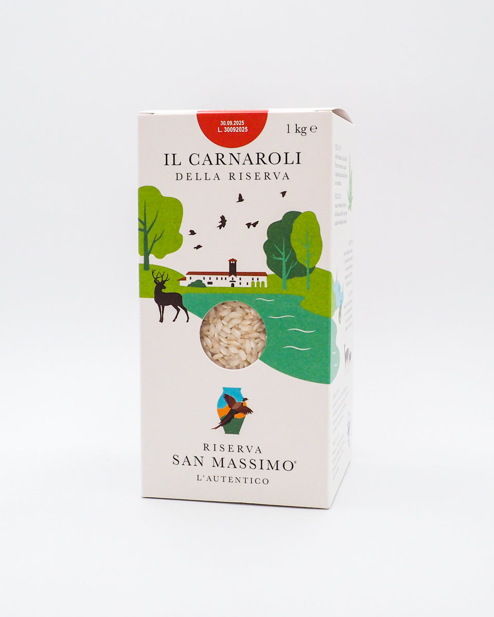 Riso Carnaroli - Riserva San Massimo | 1kg - 500gr - 250gr | Raró ...