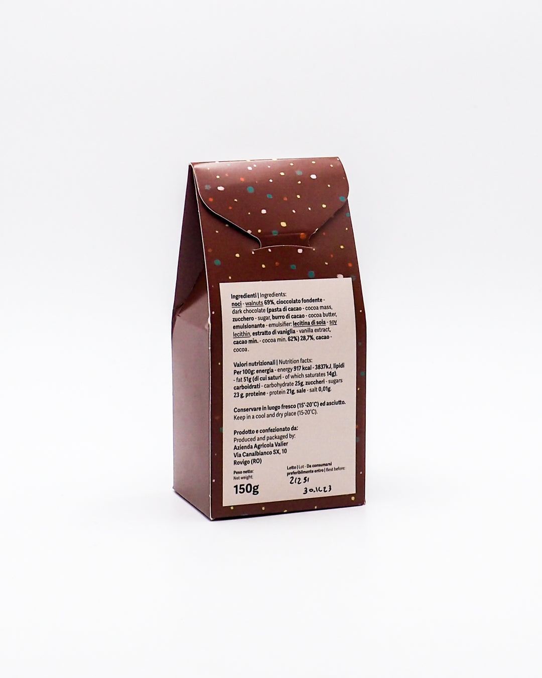 Gherigli di Noce Ricoperti di Cioccolato - Azienda Agricola Valier