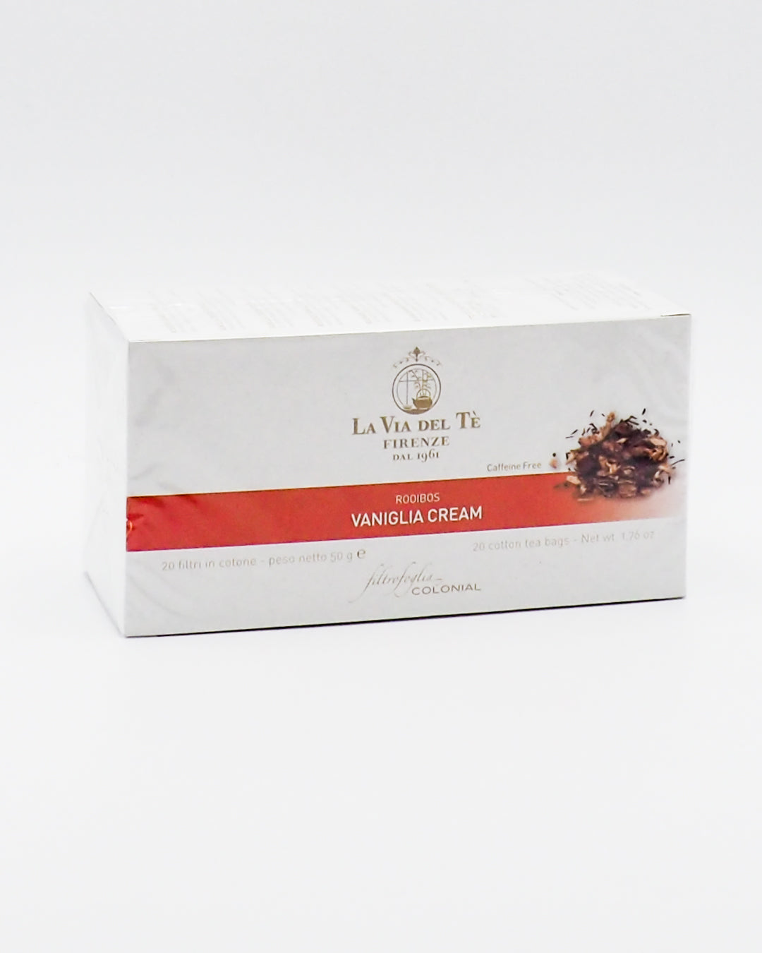 Infuso Rooibos Vaniglia Cream - La Via del Tè, 20 filtri da 2,5gr