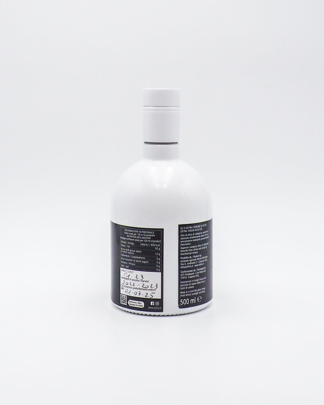 Olio Extravergine di Oliva Monocultivar “Leccino”- Oilivs 500 ml