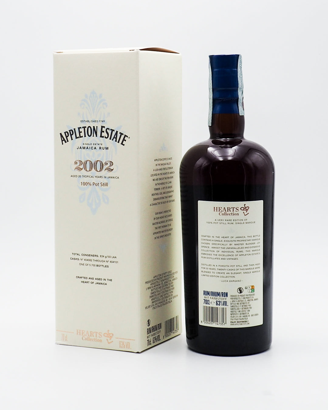 Rum Appleton Estate 2002 Heart Collection | 63% - 70cl