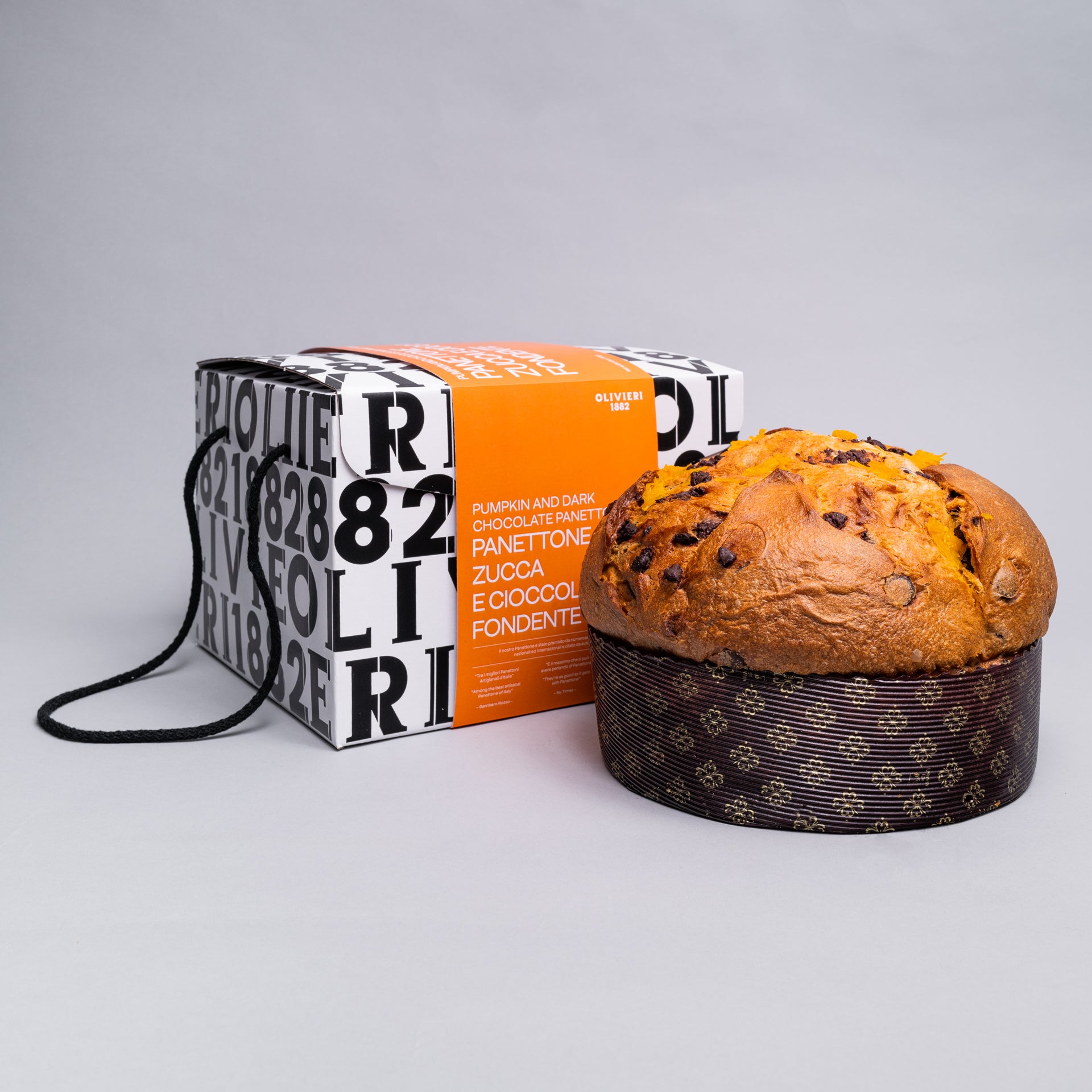 Panettone Zucca e Cioccolato Fondente - Olivieri 1882