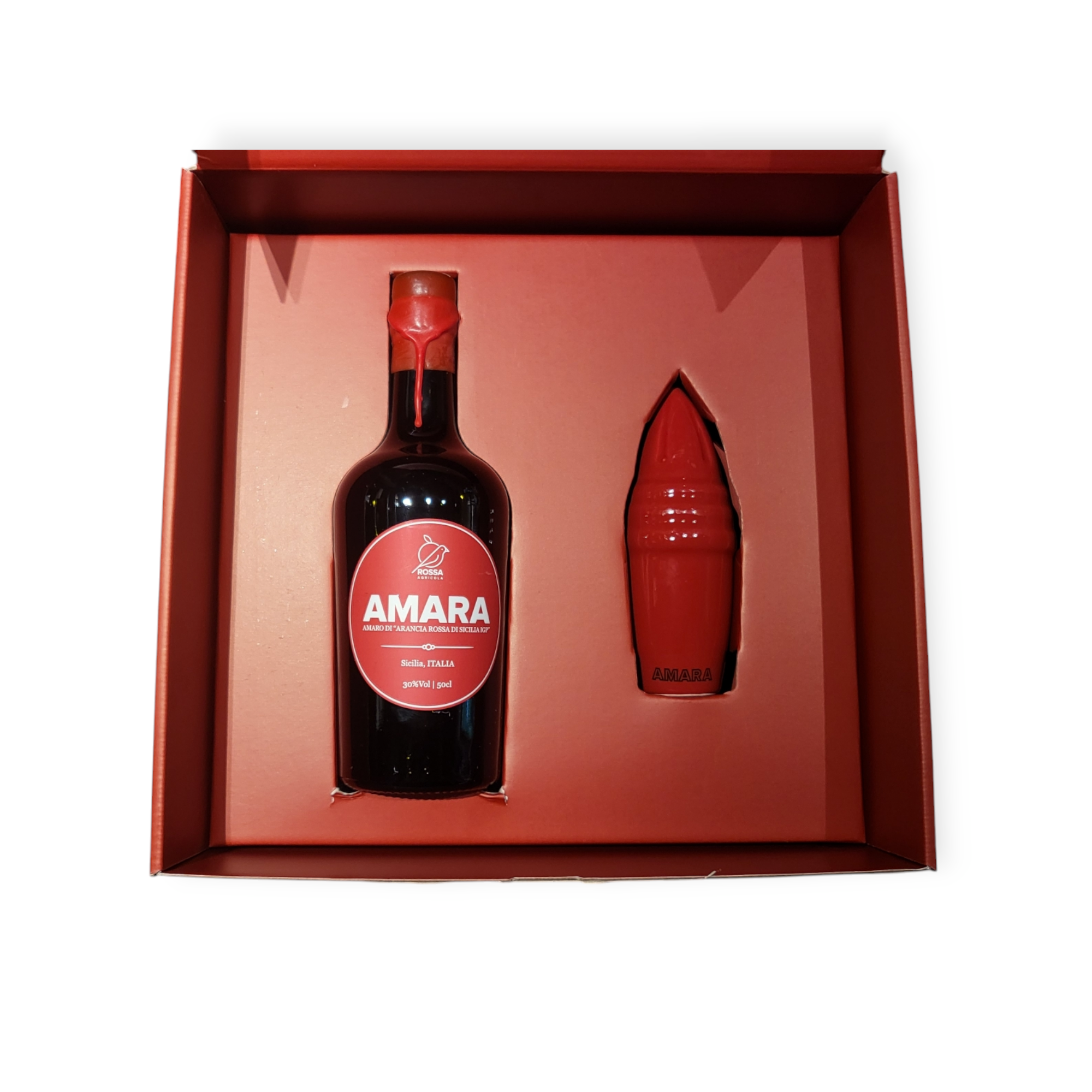 Amaro "Amara" all'Arancia Rossa Special Pack Spremiagrumi