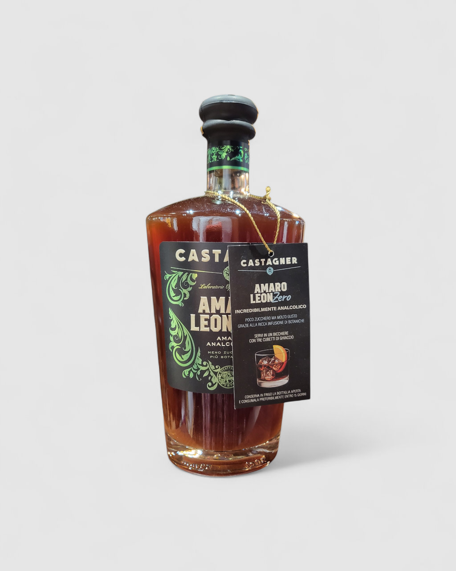 Amaro LeonZero Amaro analcolico Castagner
