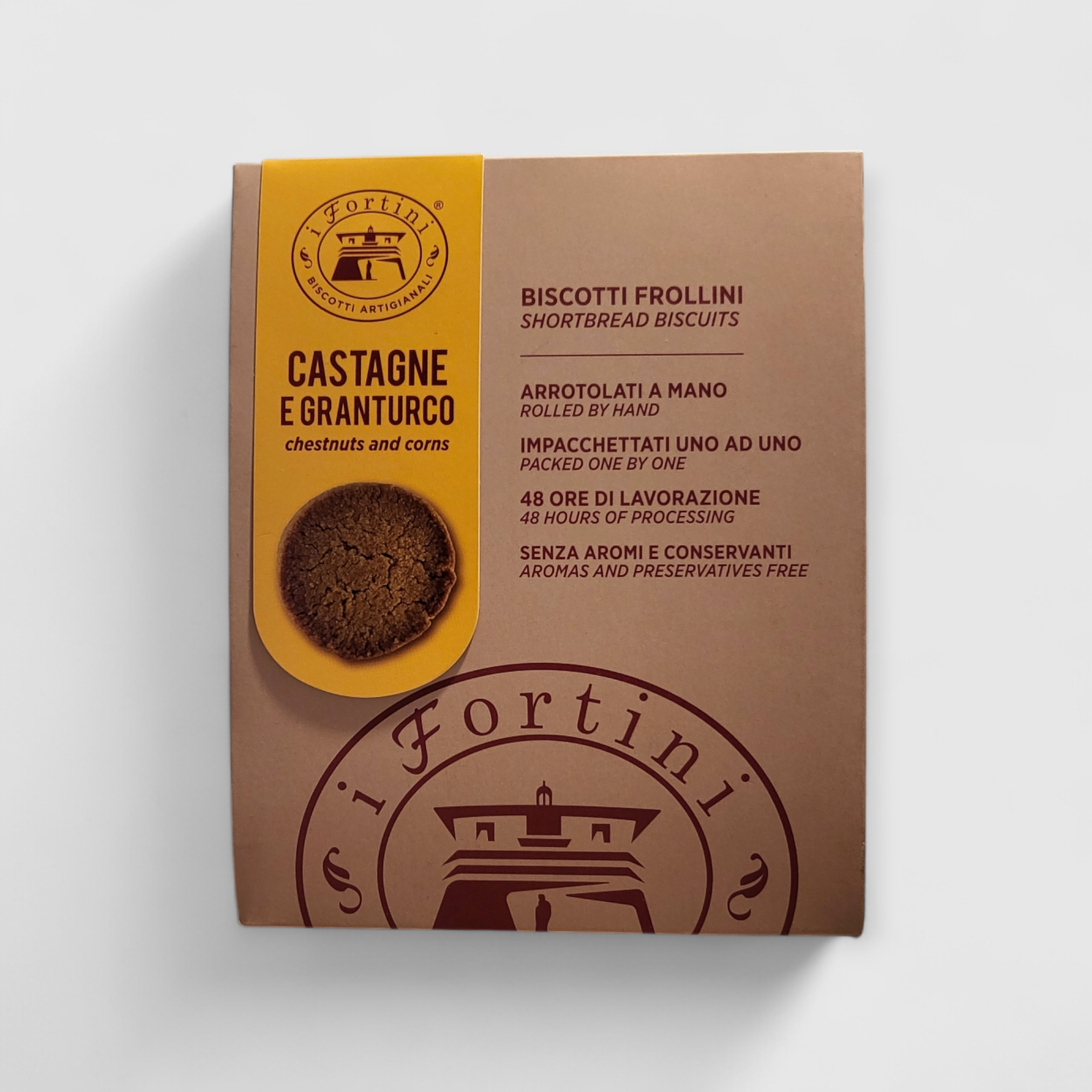 Biscotti frollini Castagne e Granoturco - I Fortini