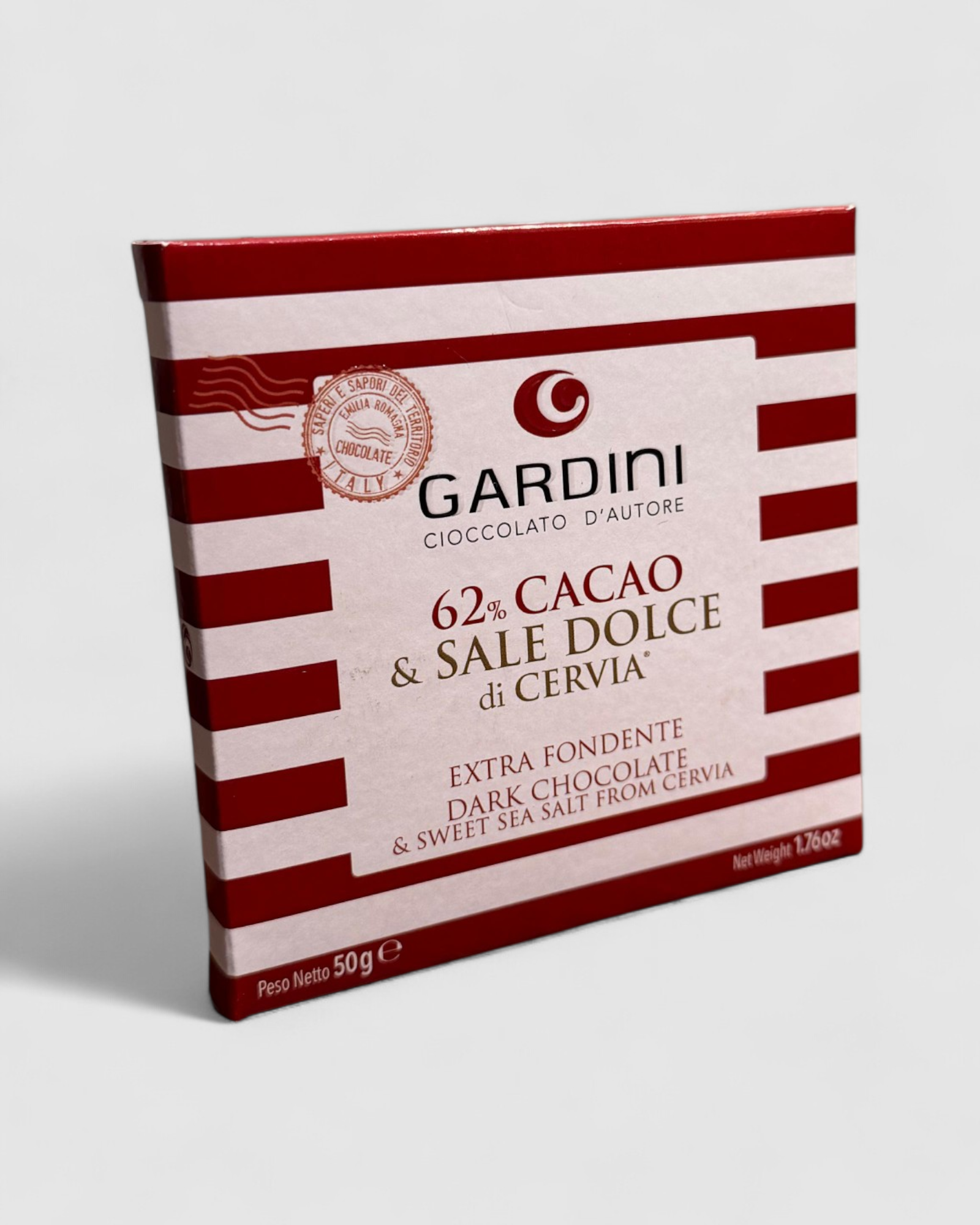 Cioccolato al Cacao 62% e Sale di Cervia Gardini