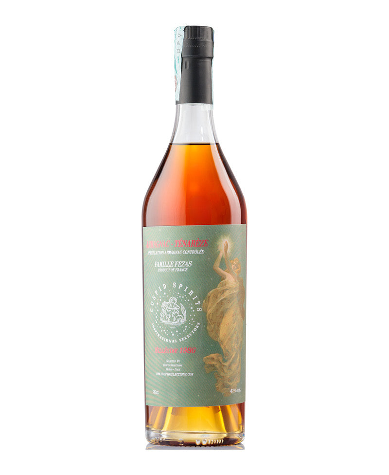 (0,700) 1986 Armagnac Tenareze Famille Fezas Astucciato Tubo - Cuspid Selections