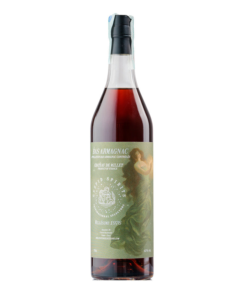 E (0,700) 1976 Bas Armagnac Chateau De Millet Astucciato Tubo - Cuspid Selections