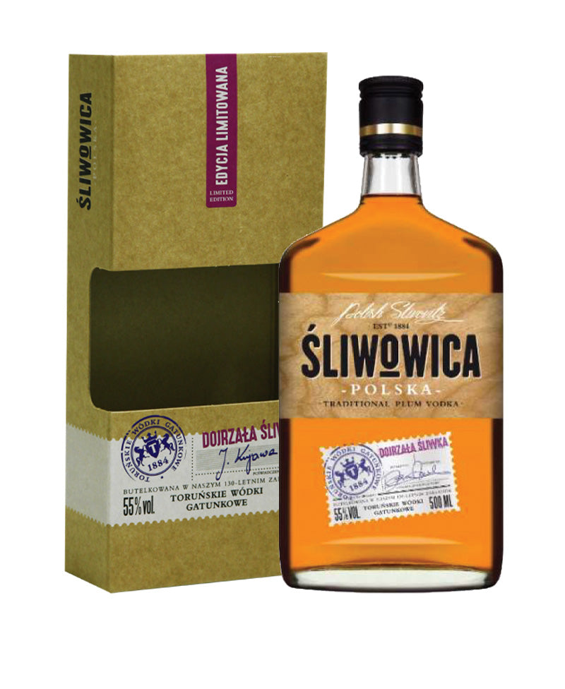 Sliwowika Traditional Plum Vodka Astucciato - Torunskier Wodki