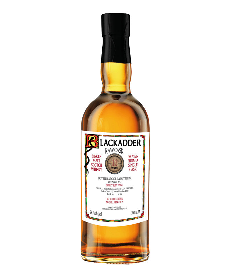 (0,700) 2012 Raw Cask Caol Ila 11 Yo Sherry Butt Finish - Blackadder