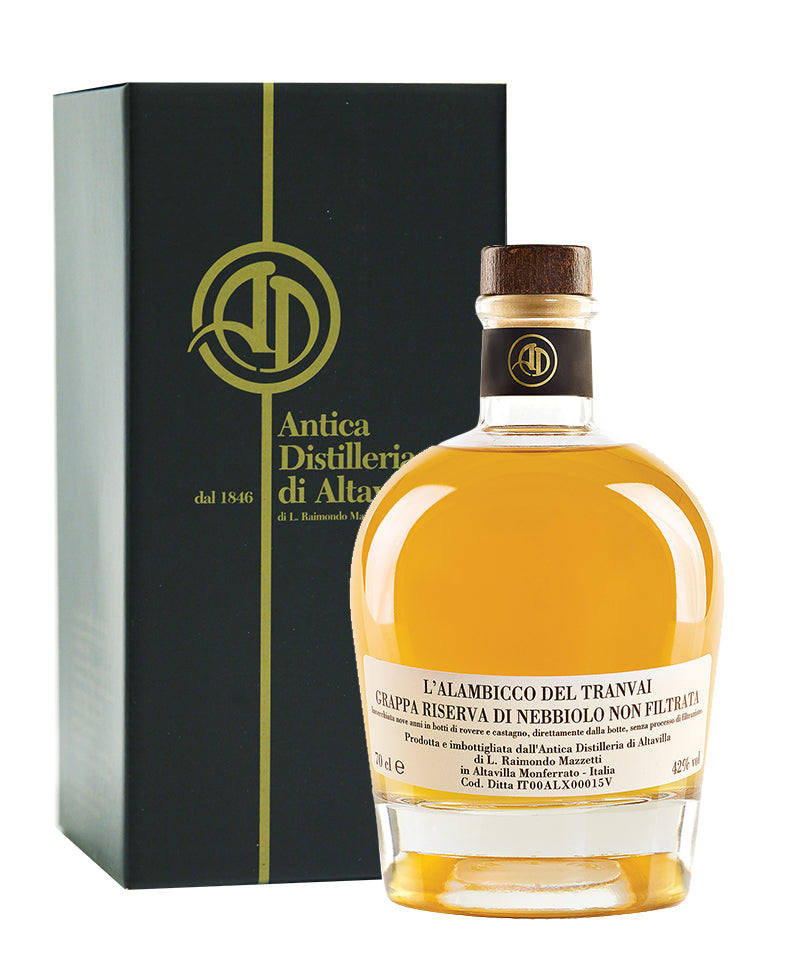 Grappa Di Nebbiolo Non Filtrata 9 Anni - Astucciata L'alambicco Del Tranvai