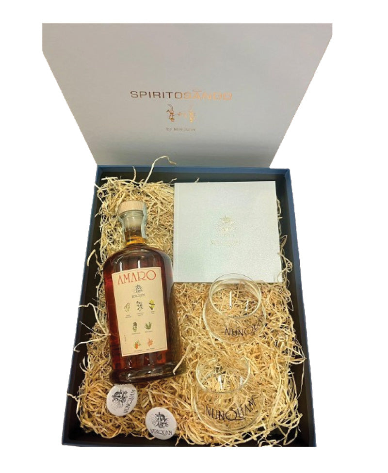 Gift Confezione Amaro Nunquam + 2 Bicchieri - Opificio Nunquam