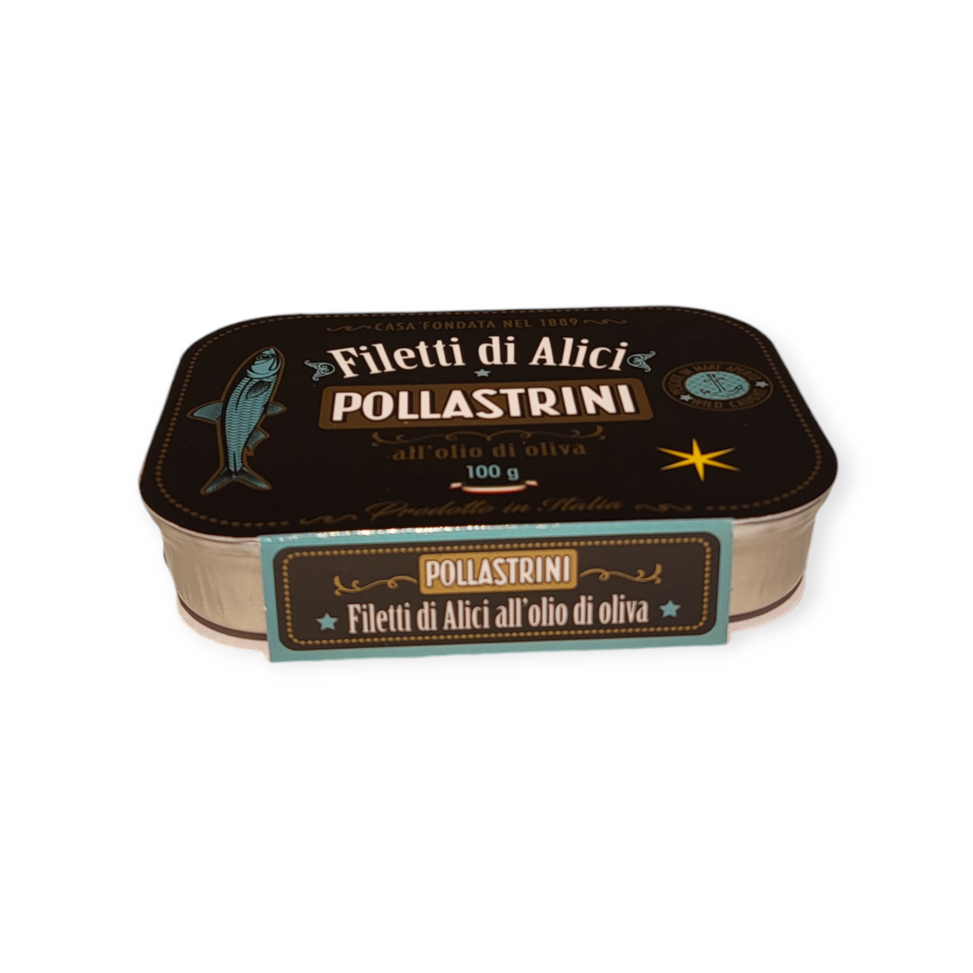 Filetti di Alici all'olio di oliva Pollastrini