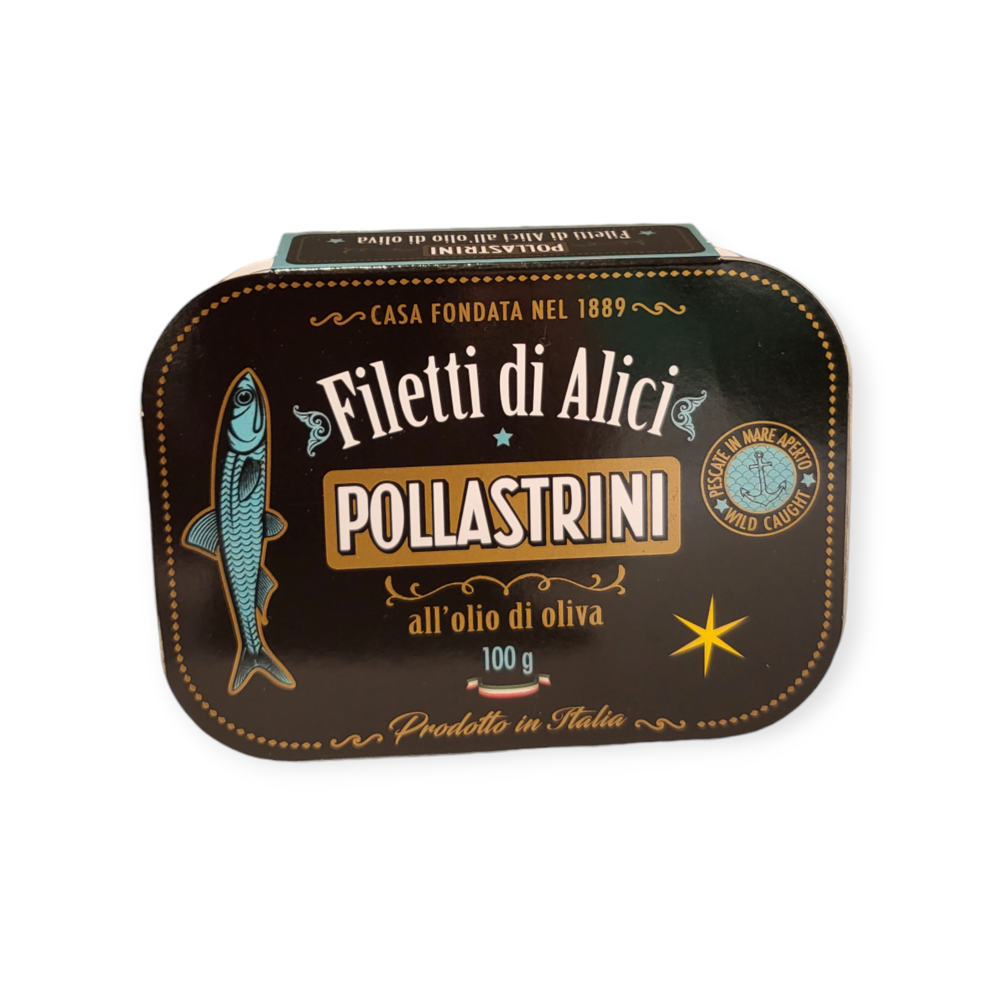 Filetti di Alici all'olio di oliva Pollastrini