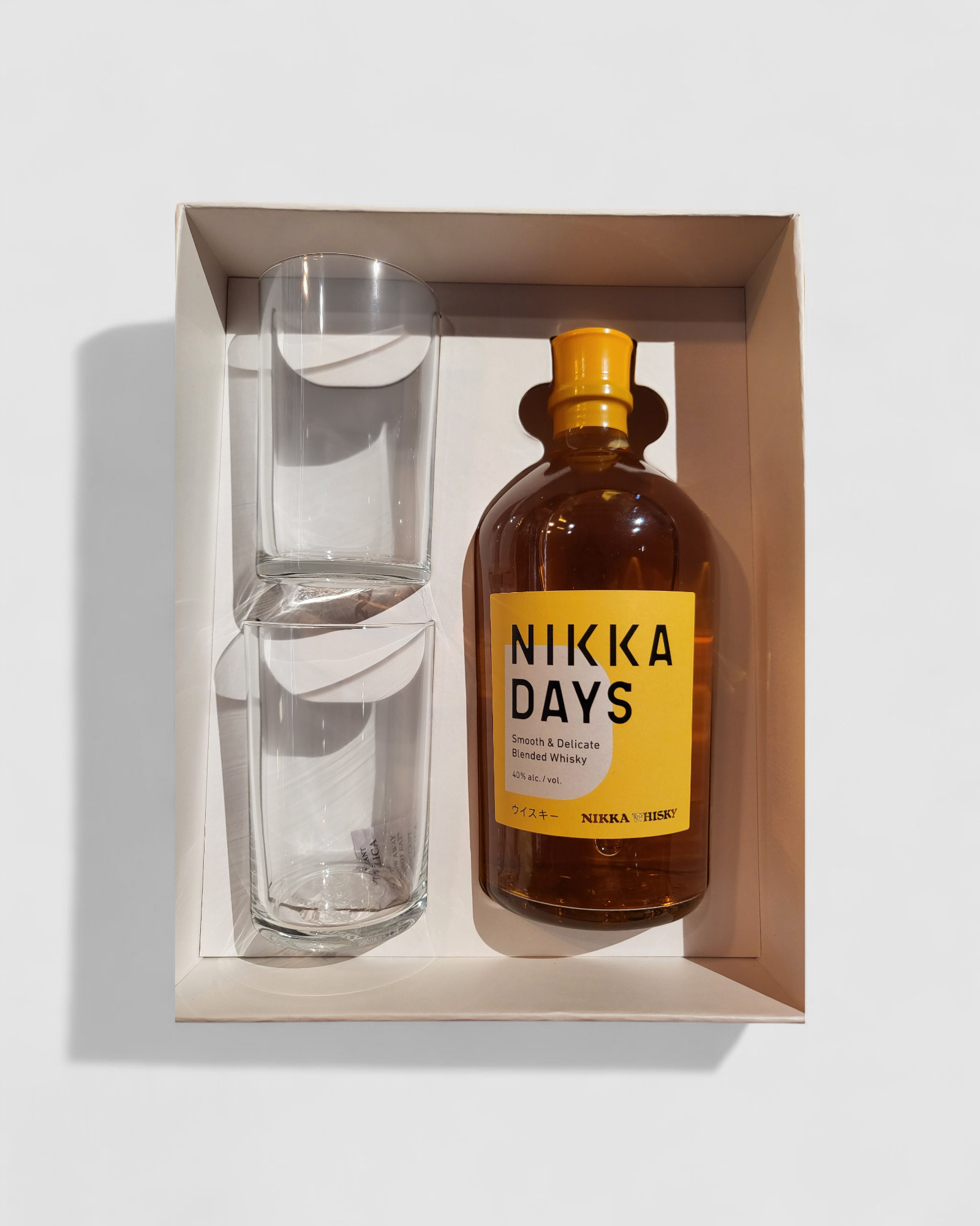 Giftbox Glass Pack Whisky Nikka Days - set 2 Bicchieri