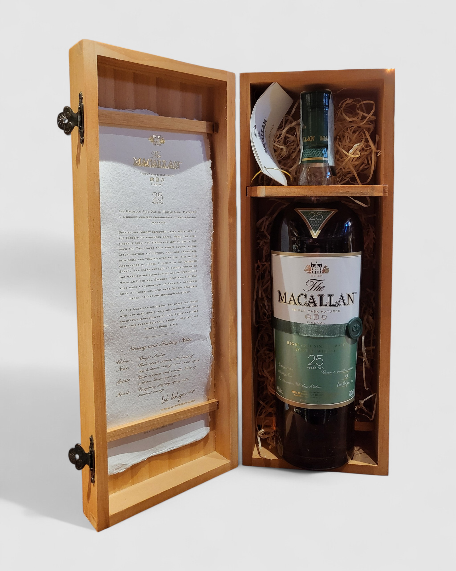 Macallan Fine Oak Triple Cask Matured 25 Year Old Single Malt Scotch Whisky
