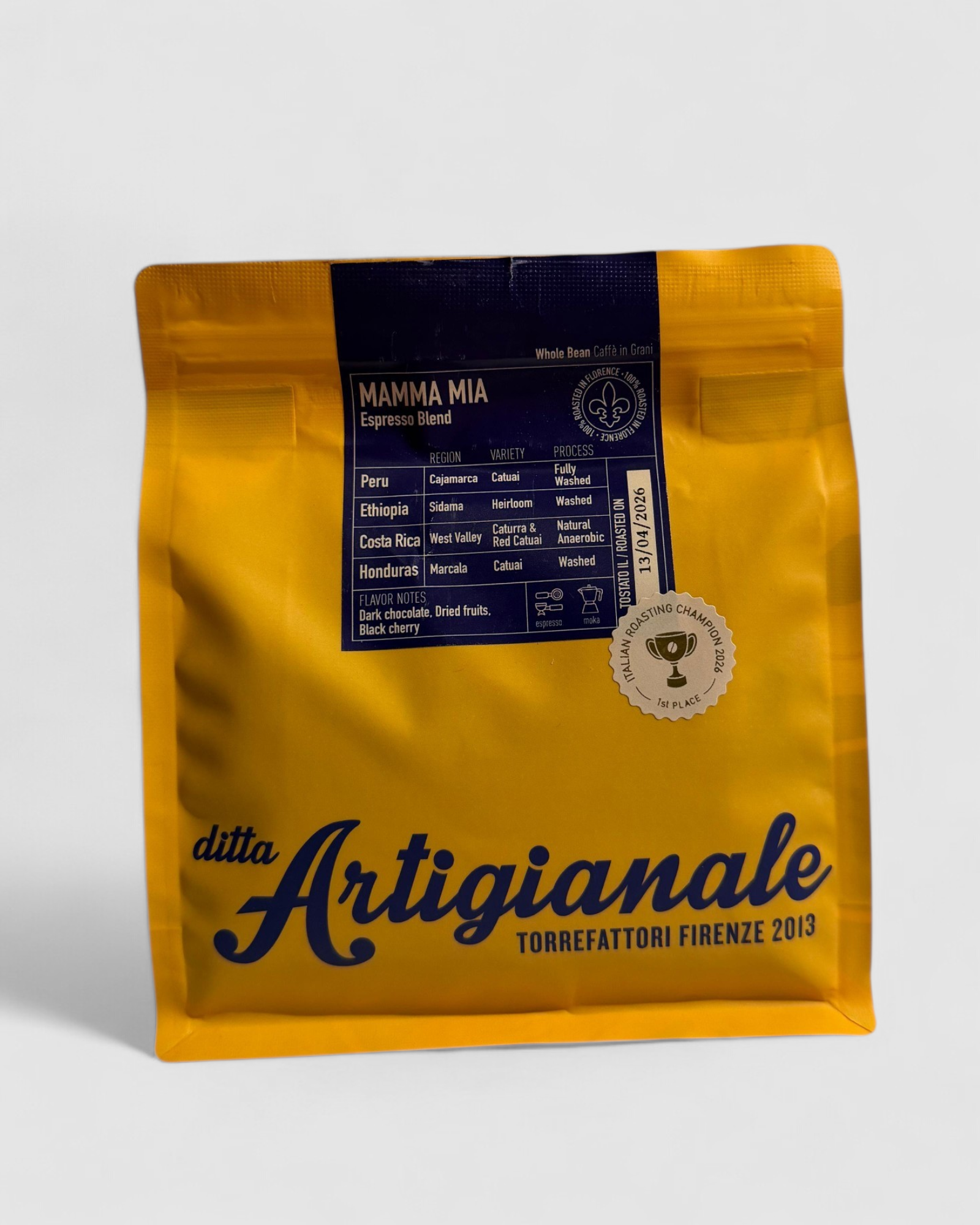 MammaMia Espresso Blend Miscela Caffè in grani Ditta Artigianale